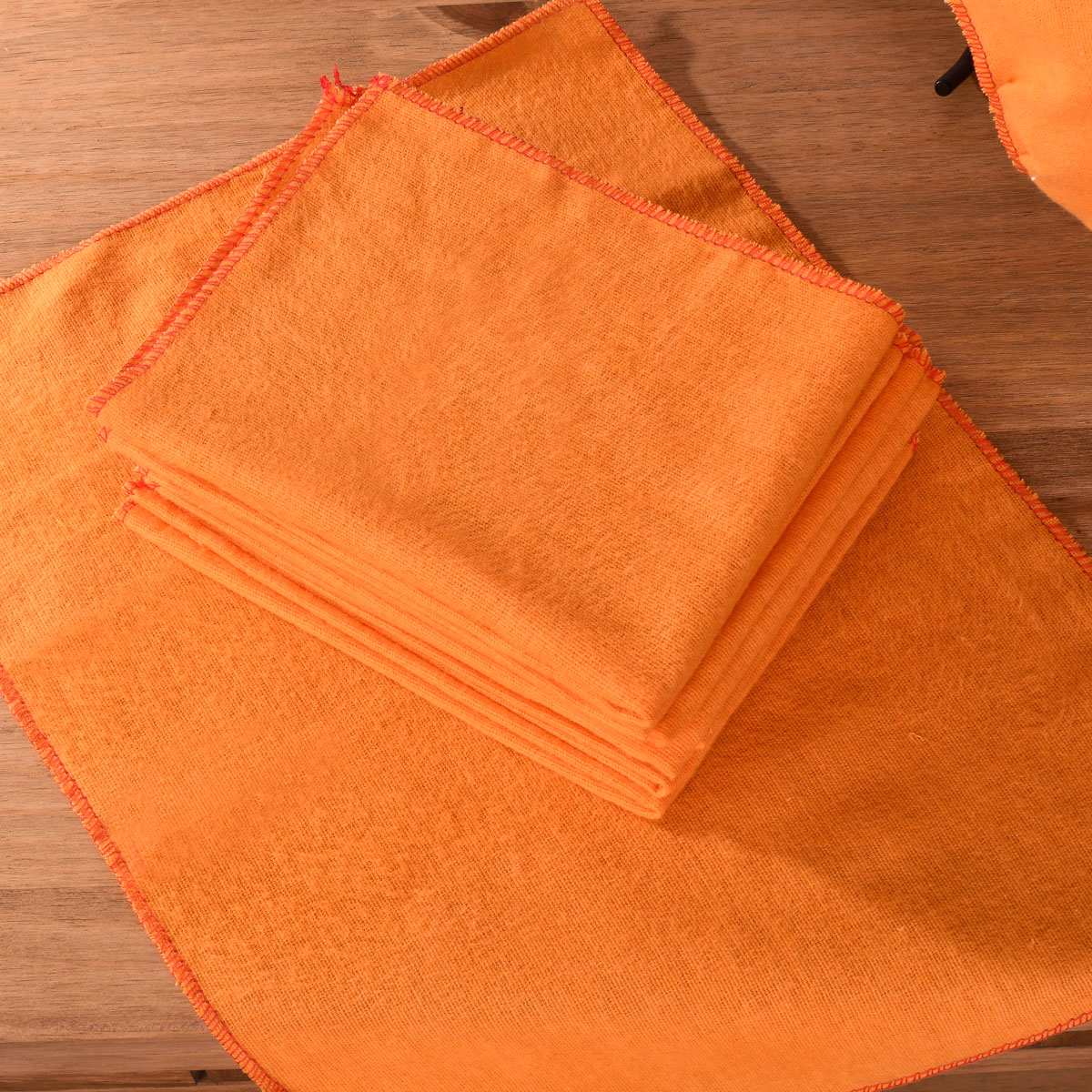 FLANELA 34cm x 50cm - LARANJA (SC)