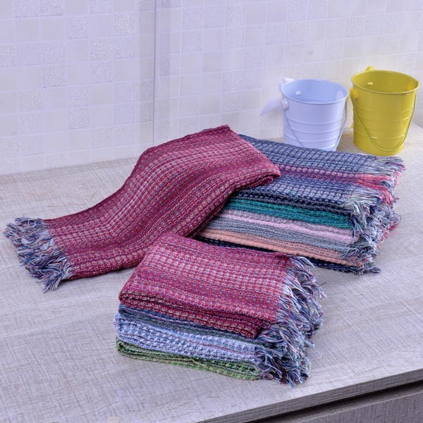 PANO DE LIMPEZA FAVO 40cm x 60cm - LISTRADO (SC)