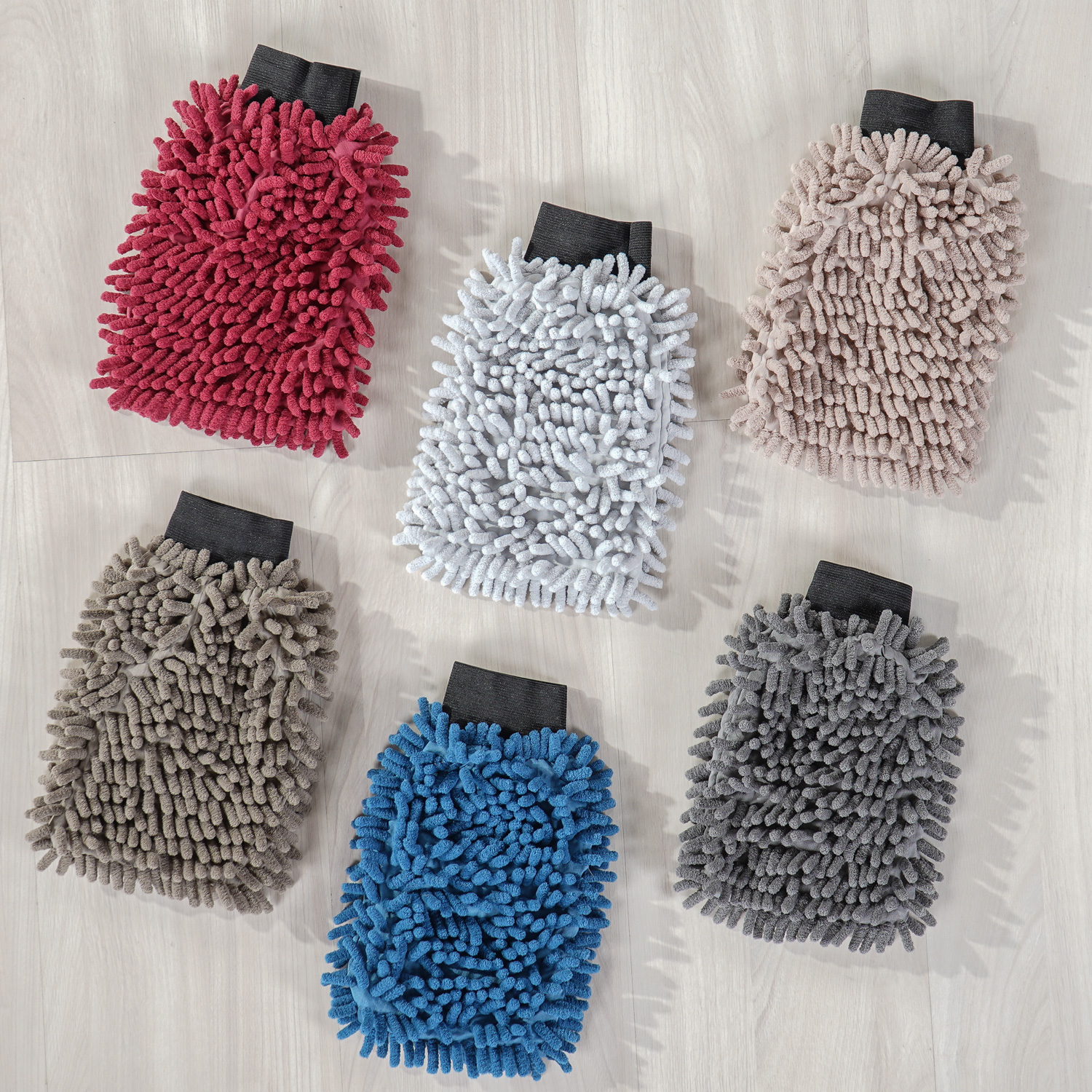LUVA CHENILLE 24cm x 15cm - SORTIDO (SC)