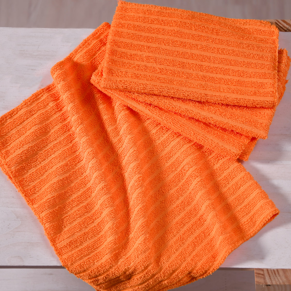 FLANELA DE MICROFIBRA 25cm x 40cm - LARANJA (SC)