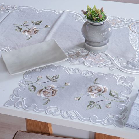 TOALHA DE BANDEJA LACE PREMIUM TESSI 30cm x 45cm - CELINE (SC)