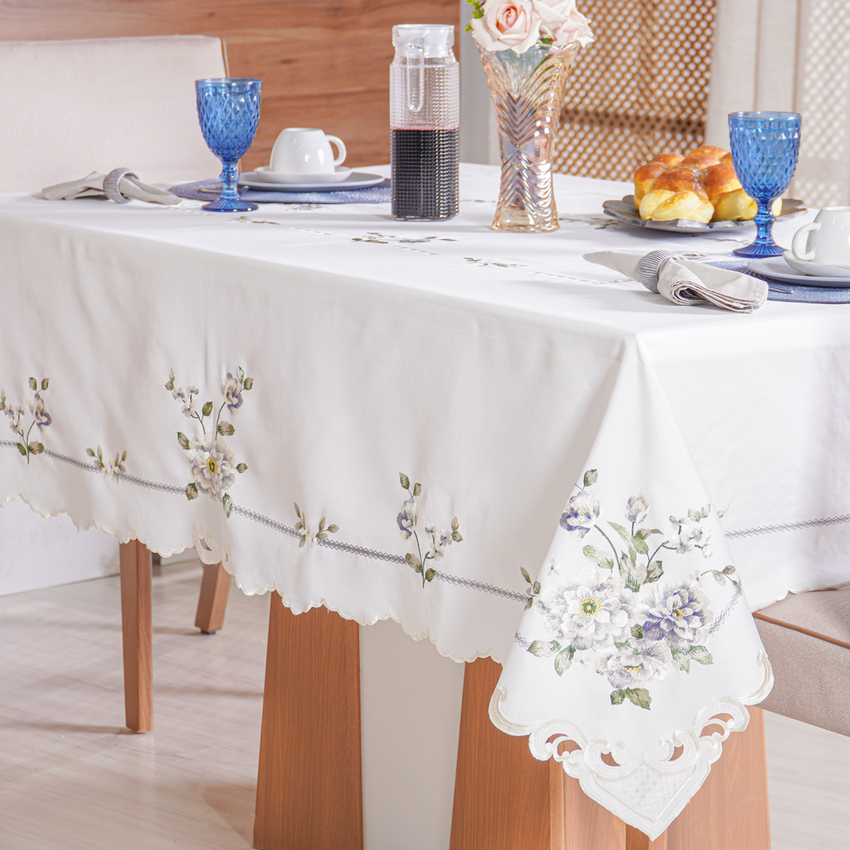 TOALHA DE MESA LACE PREMIUM TESSI 1,60m x 2,20m - SOPHIE (SC)