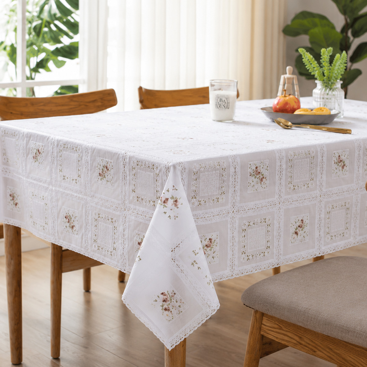 TOALHA DE MESA PVC RENDA