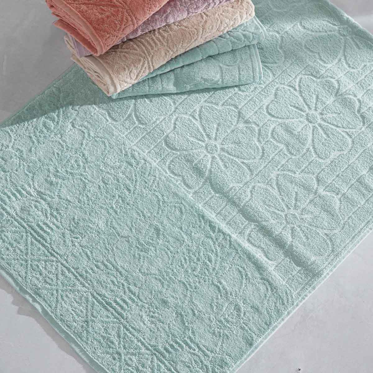 TOALHA DE BANHO MARSELHA 68cm x 1,40m - TURQUESA FOSCO (SC)