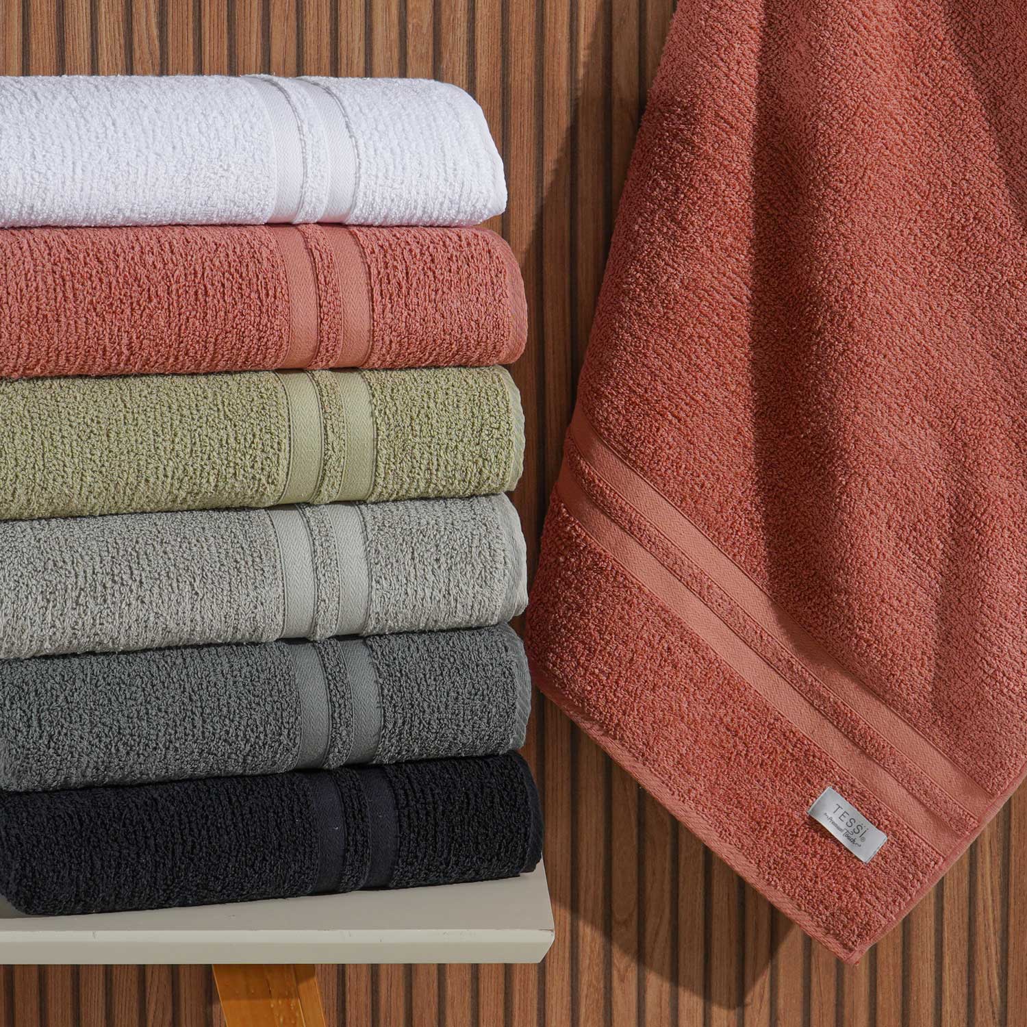 TOALHA DE ROSTO OASIS 50cm x 80cm - MAHOGANY (SC)