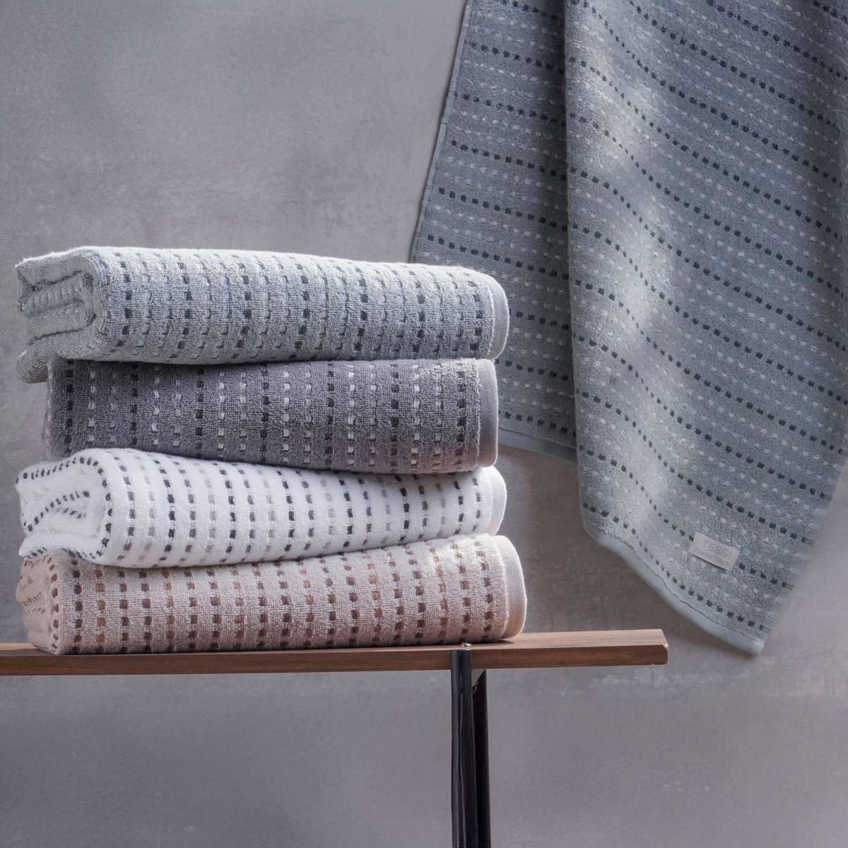 TOALHA DE ROSTO MATRIX 50cm x 70cm ZERO TORÇÃO - AZUL LAGO (SC)