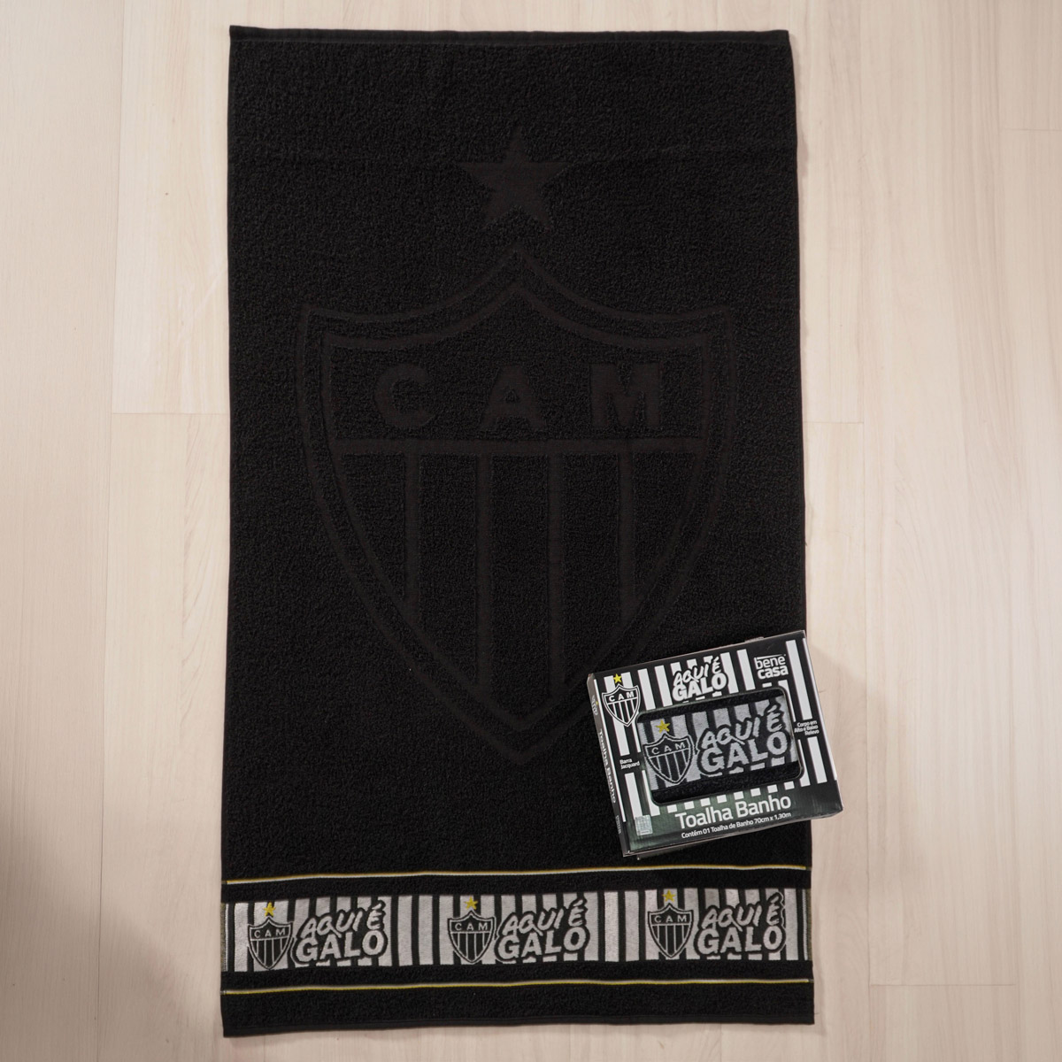 TOALHA DE BANHO CAIXA PRESENTE  ATLÉTICO MINEIRO - UNICO (SC)