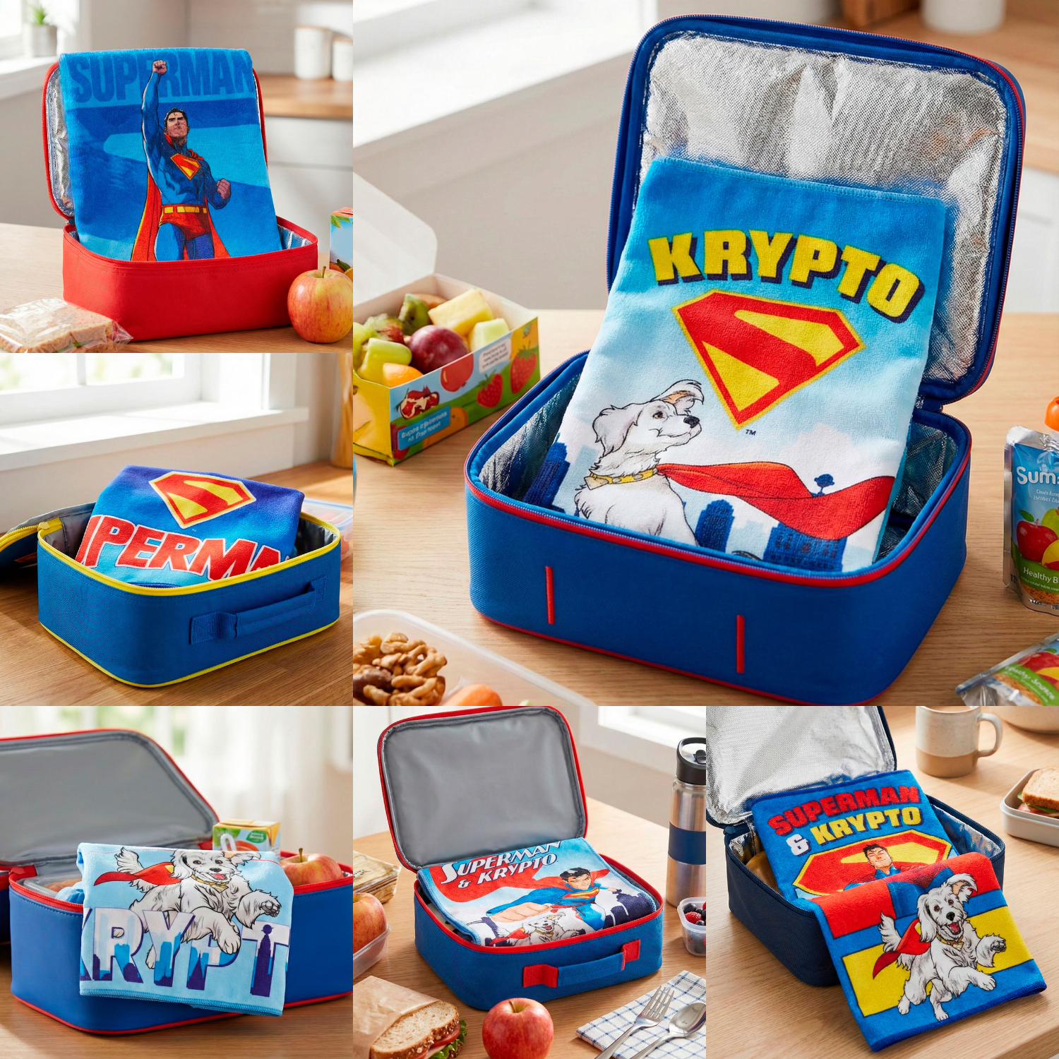 TOALHA LANCHEIRA SUPERMAN