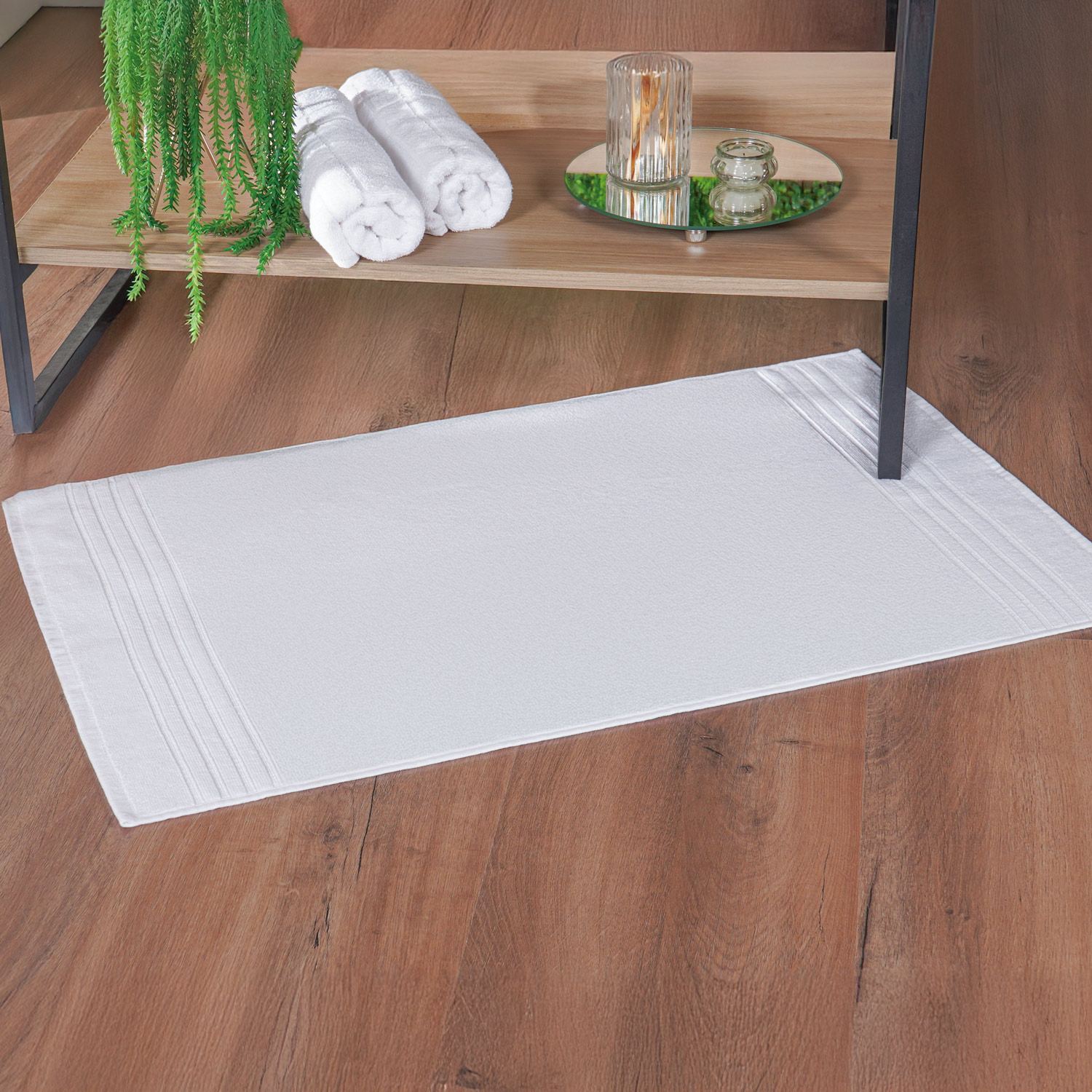 TOALHA DE PISO ROYALE PRO 50cm x 80cm - BRANCO (SC)