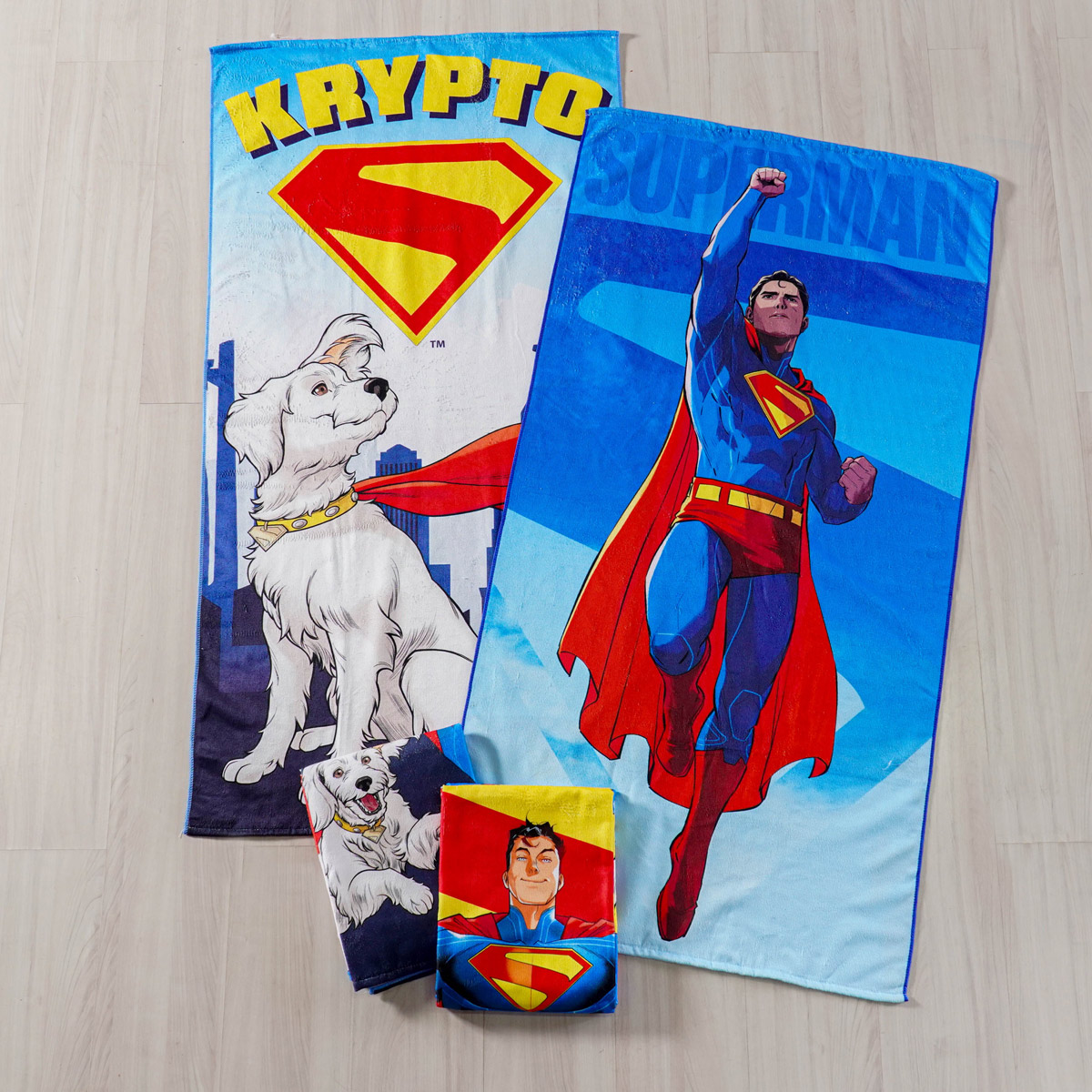 TOALHA DE PRAIA SUPERMAN 70cm x 1,40m - SORTIDO (SC)
