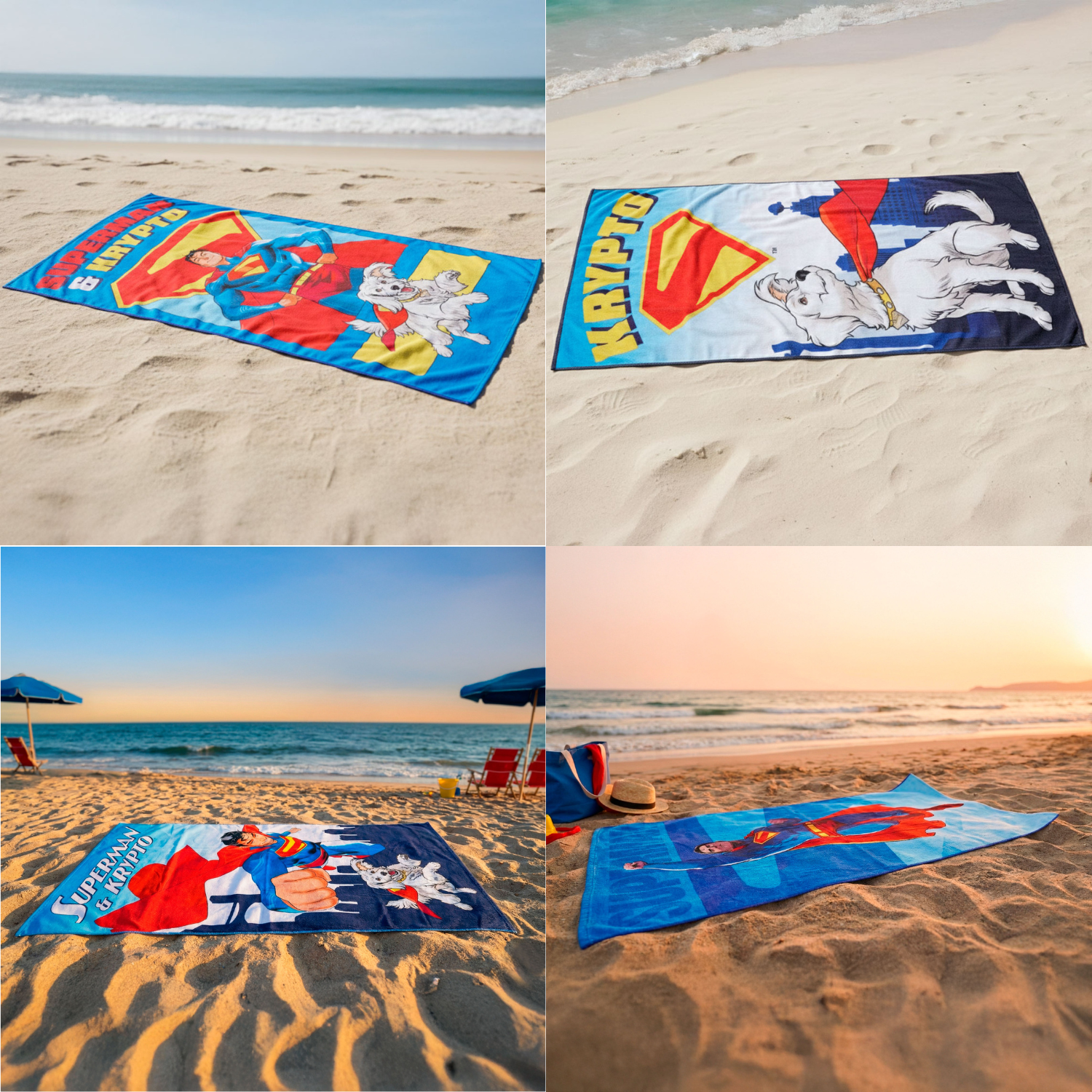 TOALHA PRAIA SUPERMAN