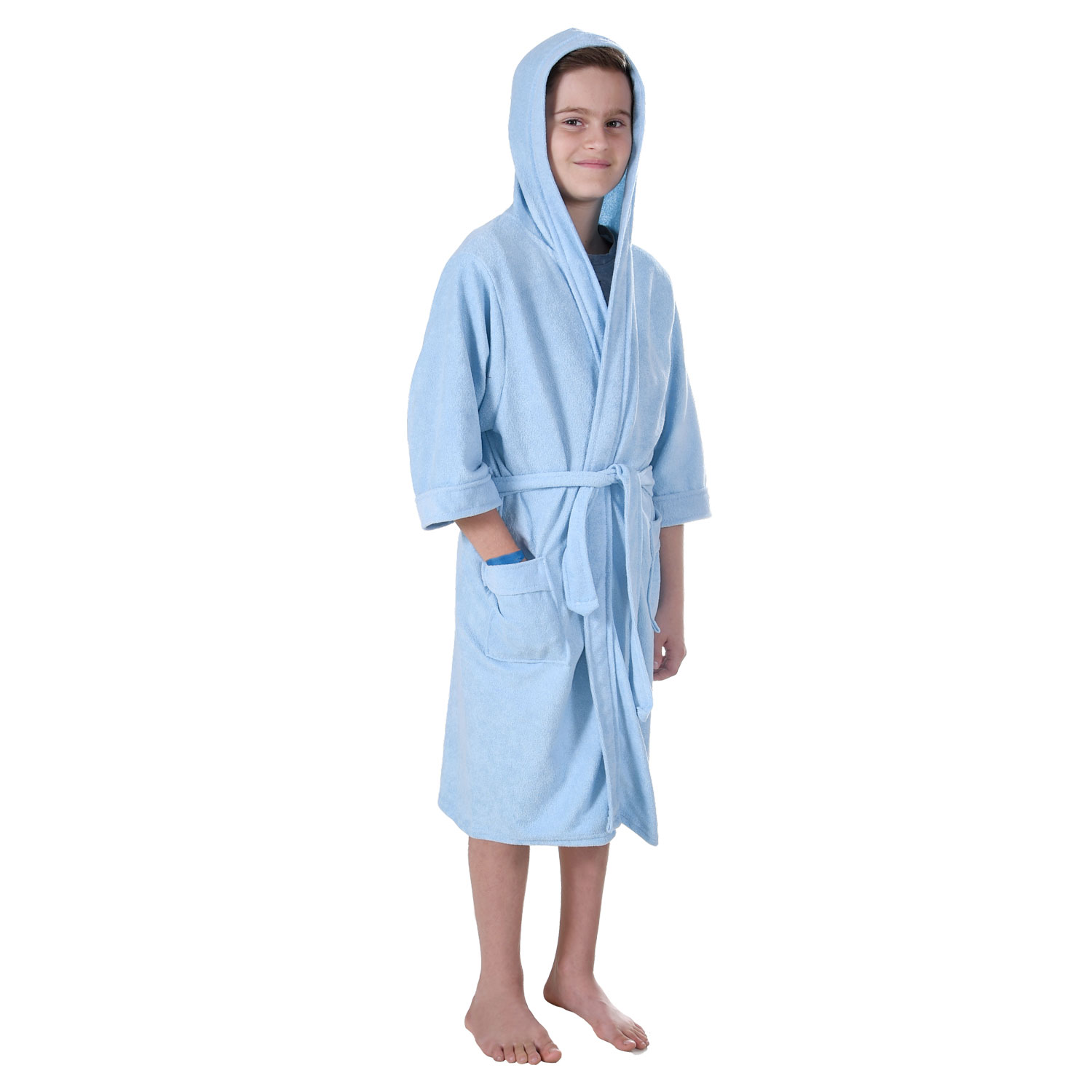 ROUPÃO MALHA FELPUDO INFANTIL - MASCULINO (SC)
