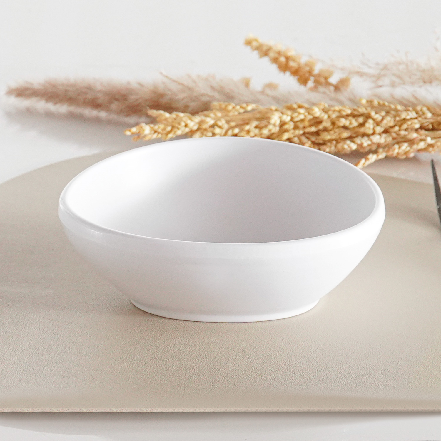 BOWL ORGANICO 16CM MELAMINA TEXTURE - BRANCO (SC)