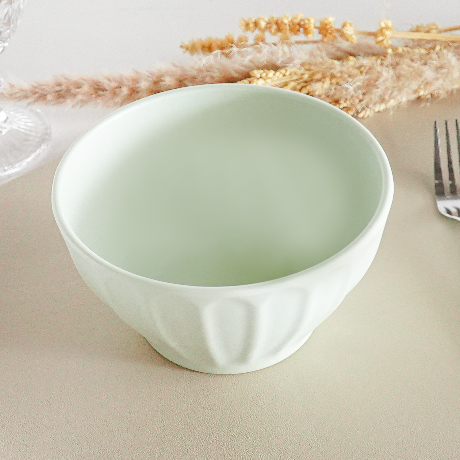 BOWL 16CM MELAMINA TEXTURE - ERVA DOCE (SC)