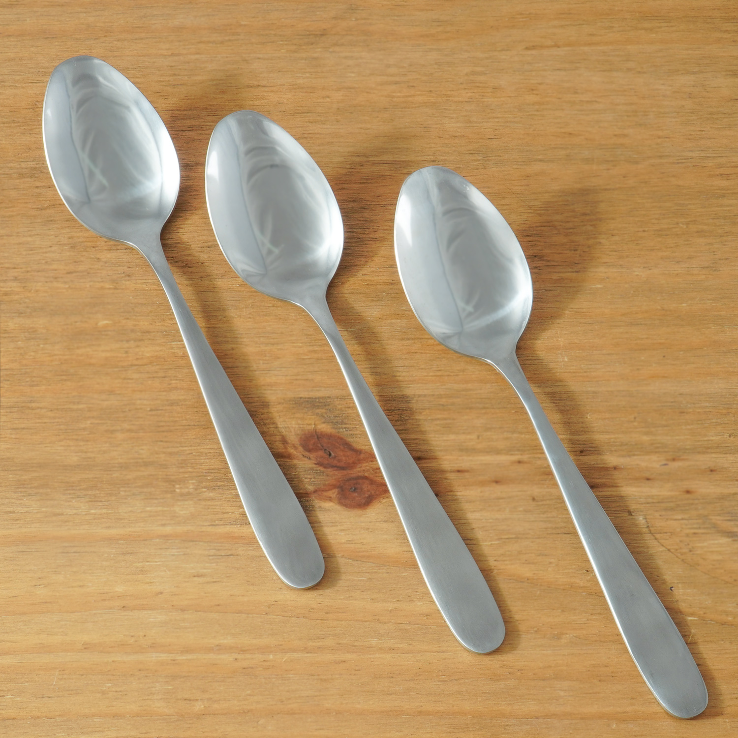 KIT 3 COLHERES INOX - INOX (SC)