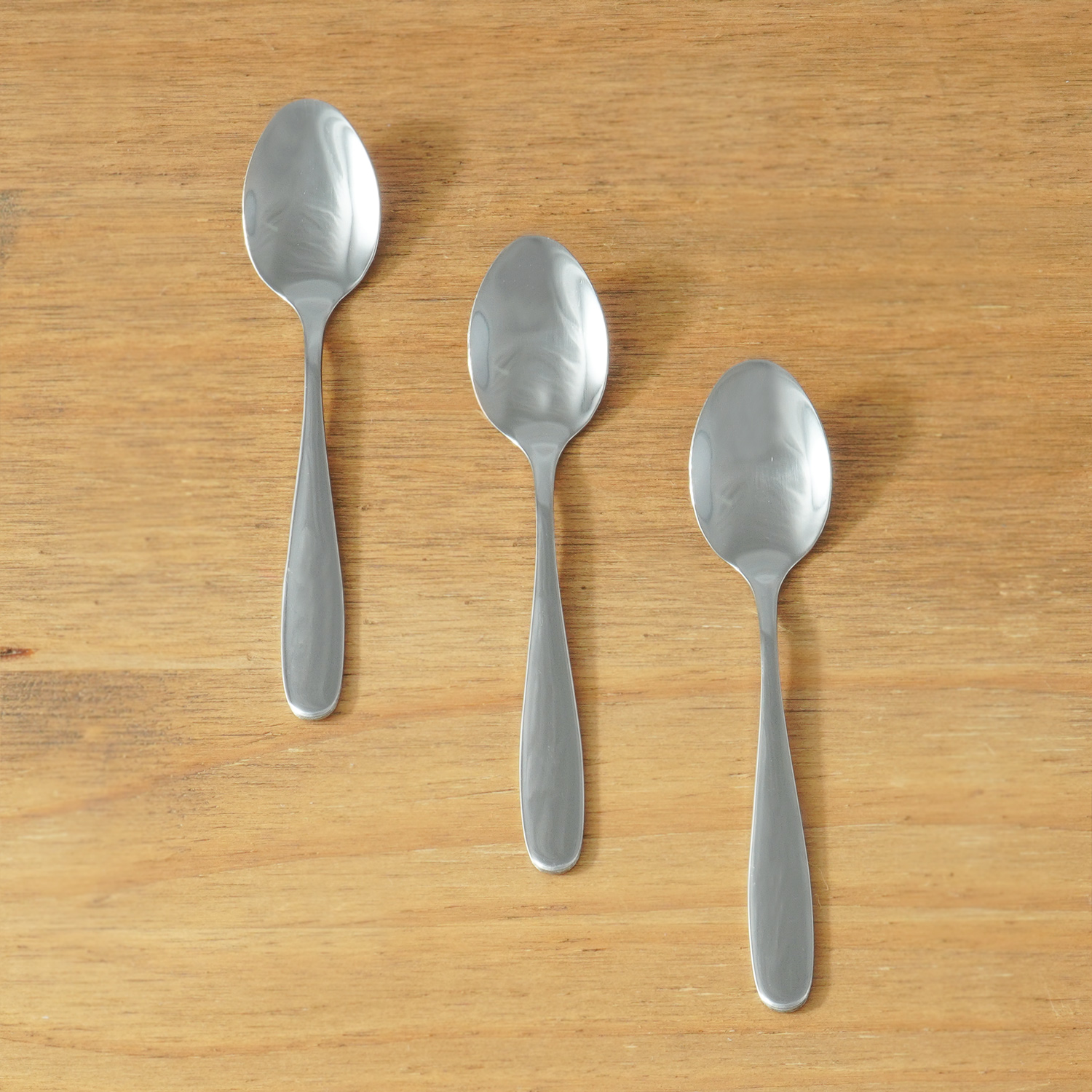KIT 3 COLHERES DE CAFÉ INOX - INOX (SC)