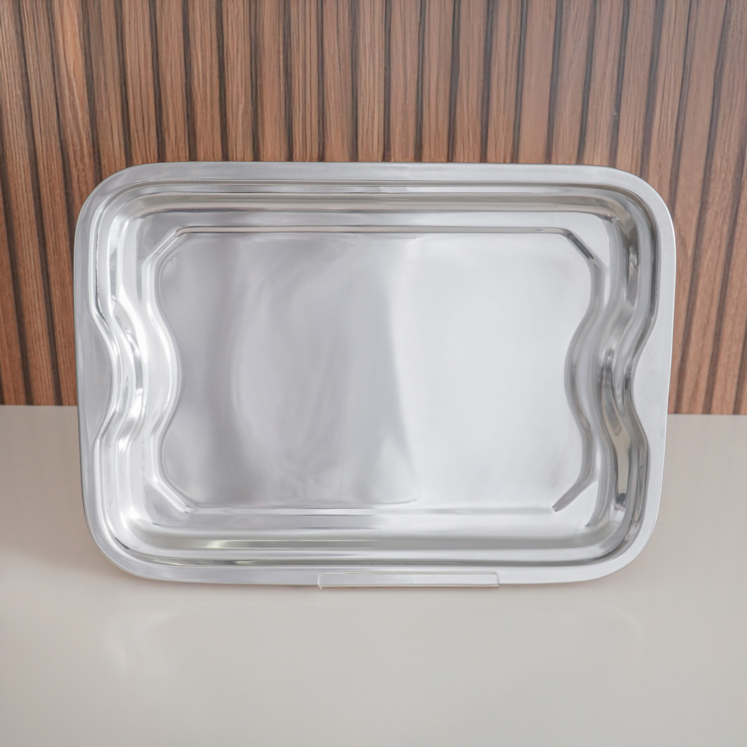 BANDEJA RETANGULAR 38CM - INOX (SC)