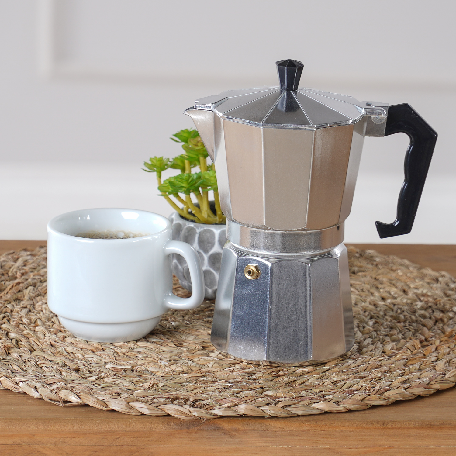 CAFETEIRA ITALIANA CLASSICA 6 XICARAS - INOX (SC)