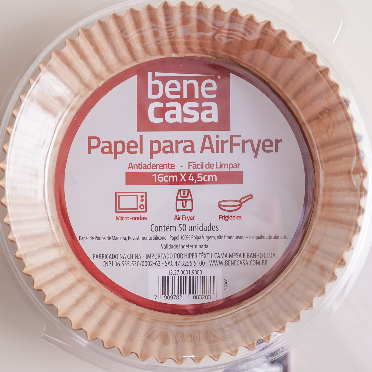 BANDEJA DE PAPEL REDONDA 50 UNIDADES 16CM X 4,5CM - UNICO (SC)