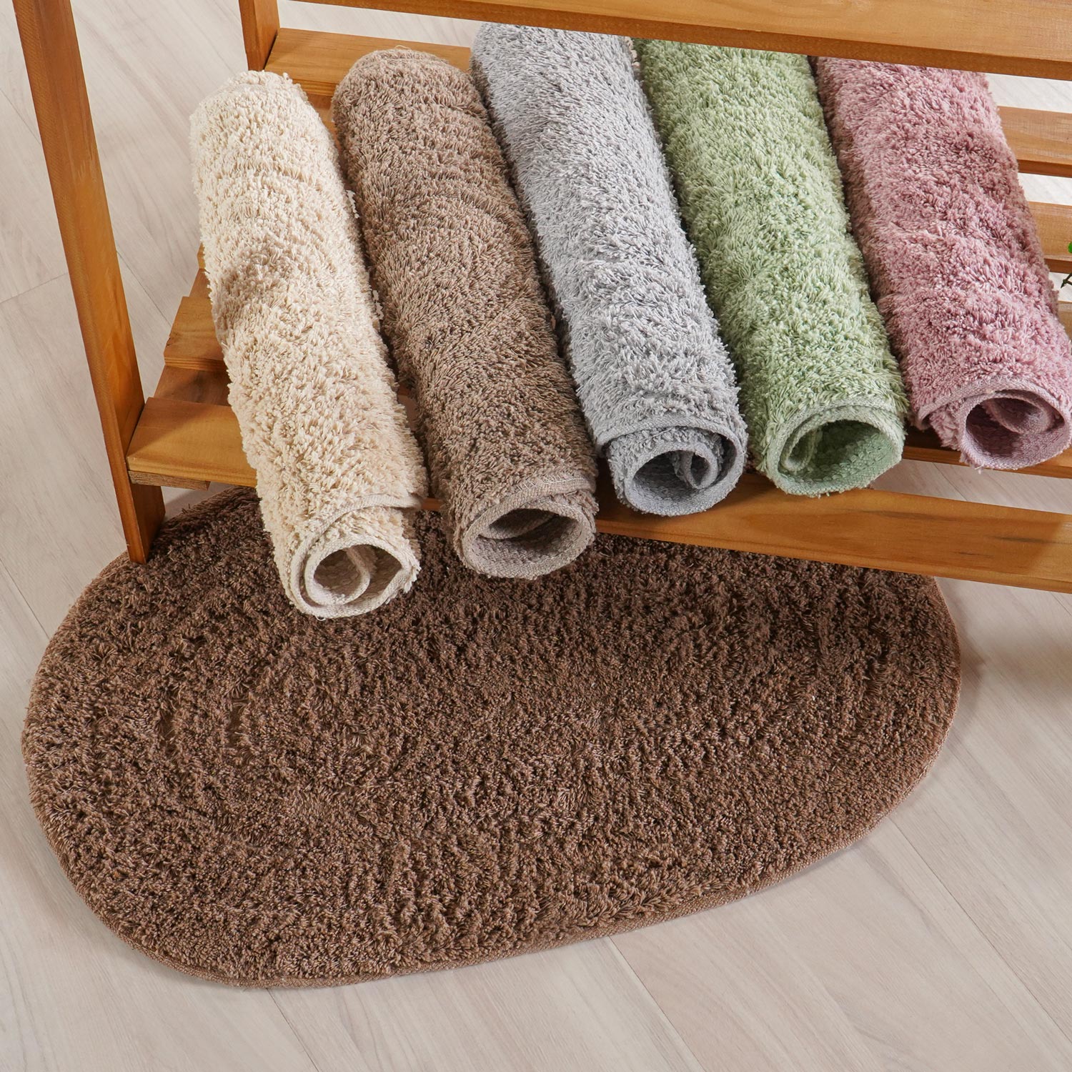TAPETE OAZI OVAL 40cm x 60cm - SORTIDO (SC)