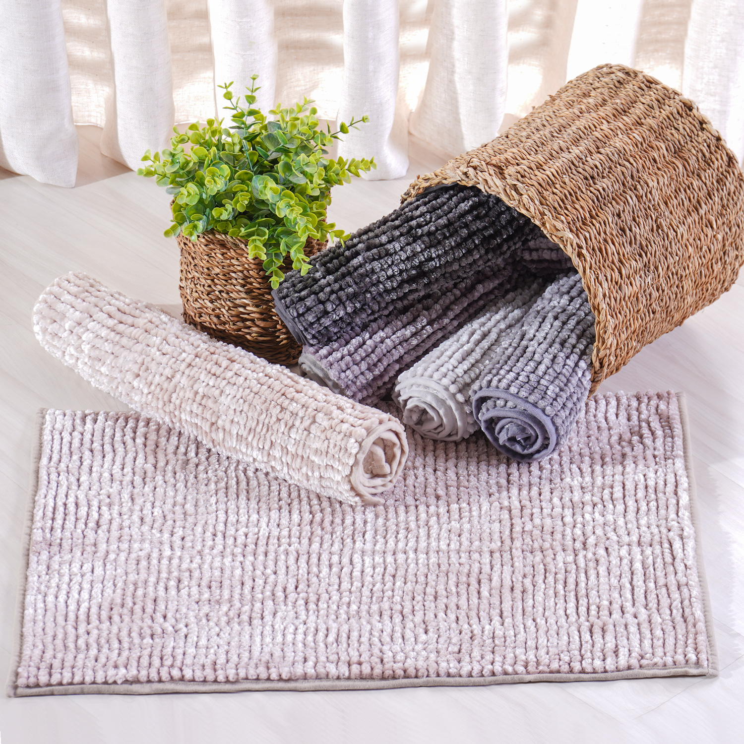 TAPETE CHARM CHENILLE 40cm x 60cm - SORTIDO (SC)