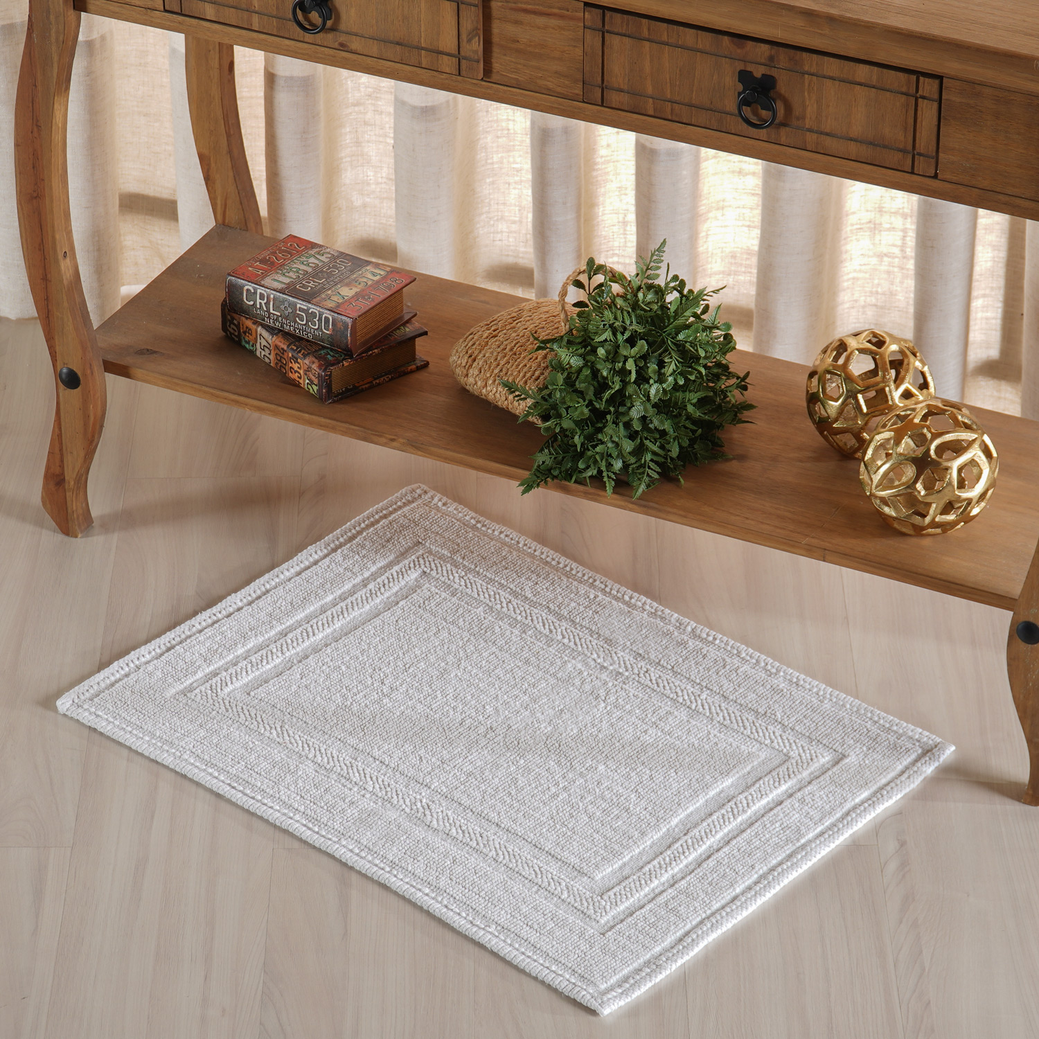 TAPETE NOBILE 40CM X 60CM - BRANCO (SC)