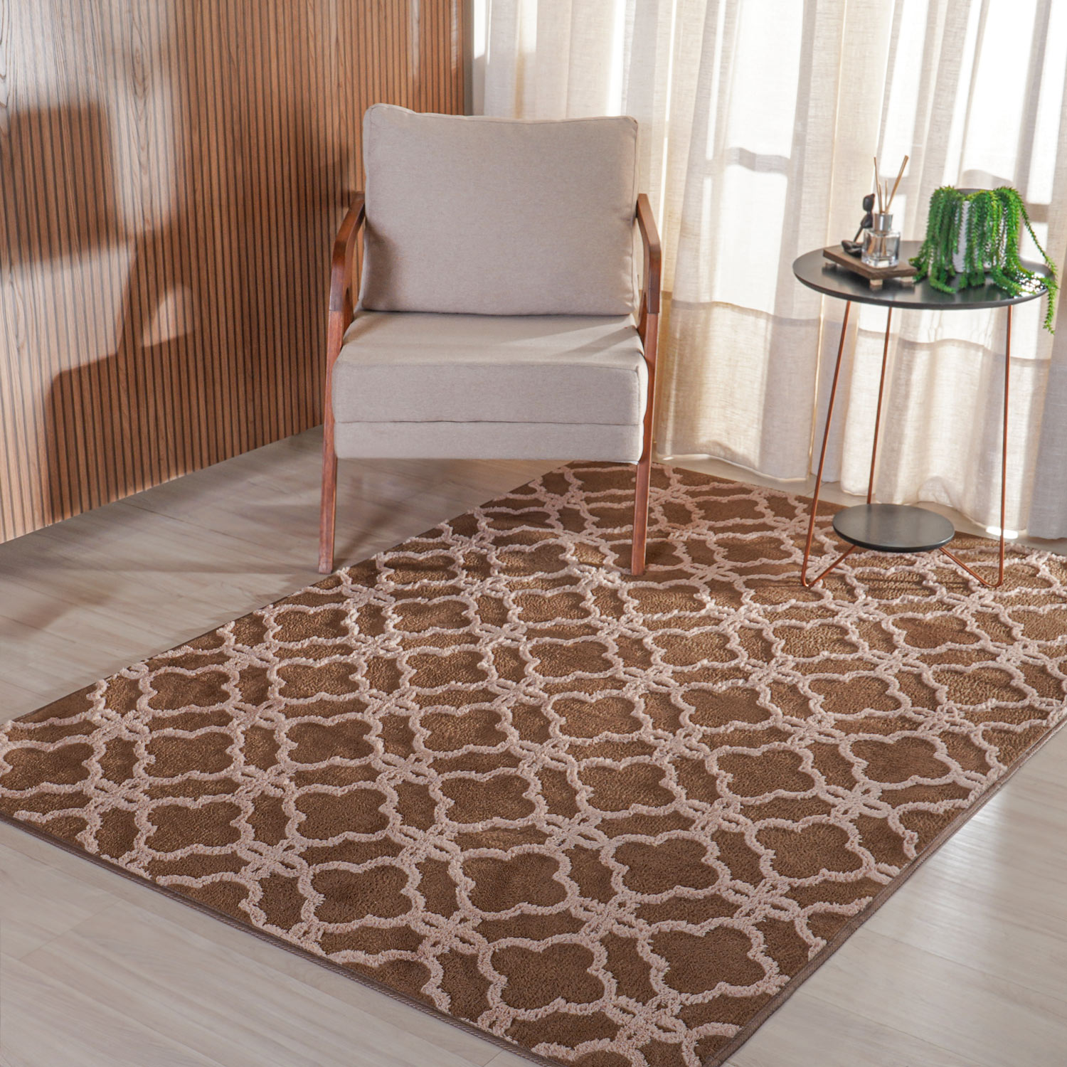 TAPETE SOFT JACQUARD 1,40m x 2,00m - ADORNO (SC)