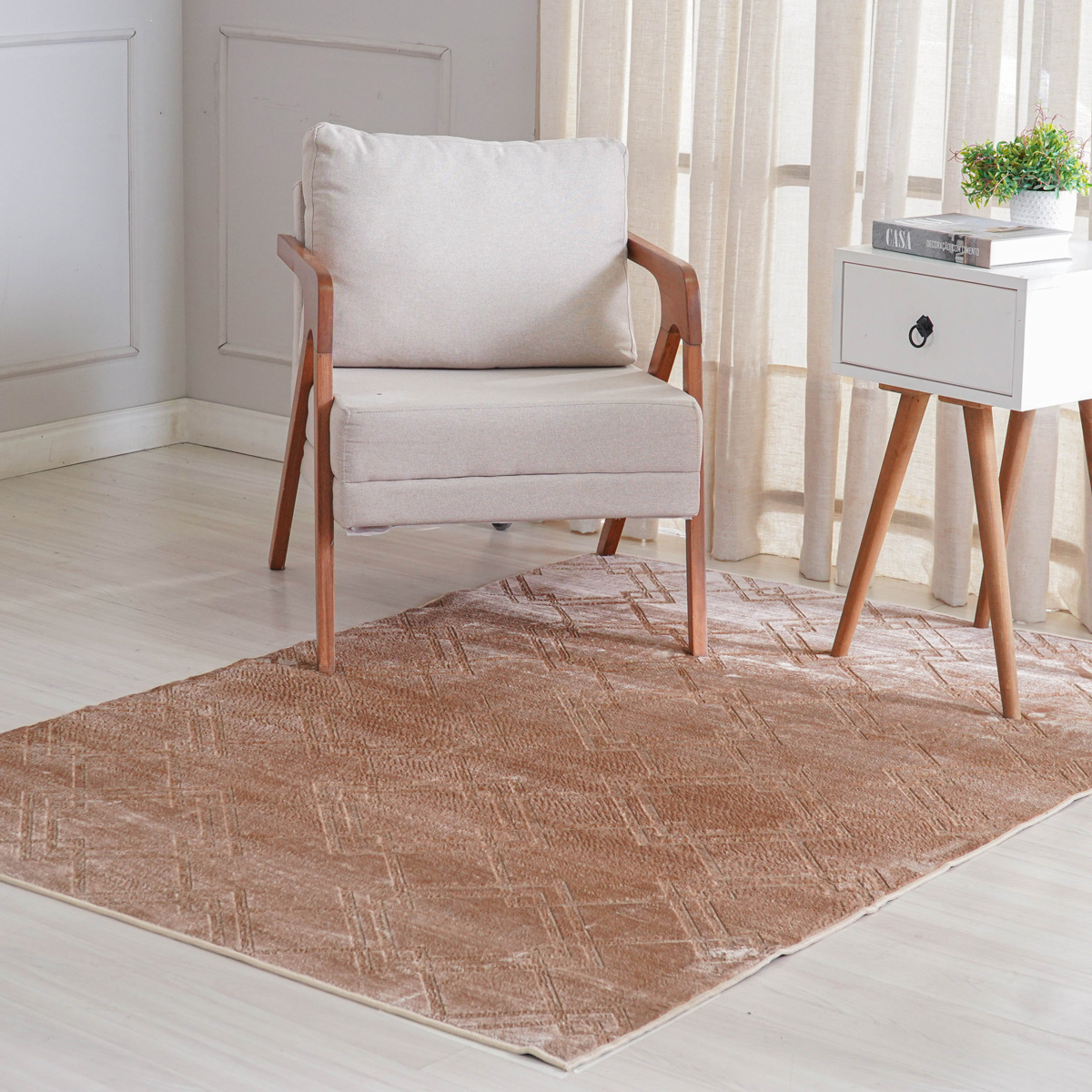 TAPETE DOMUS SOFT 2,00M X 2,50M - DOCE DE LEITE (SC)