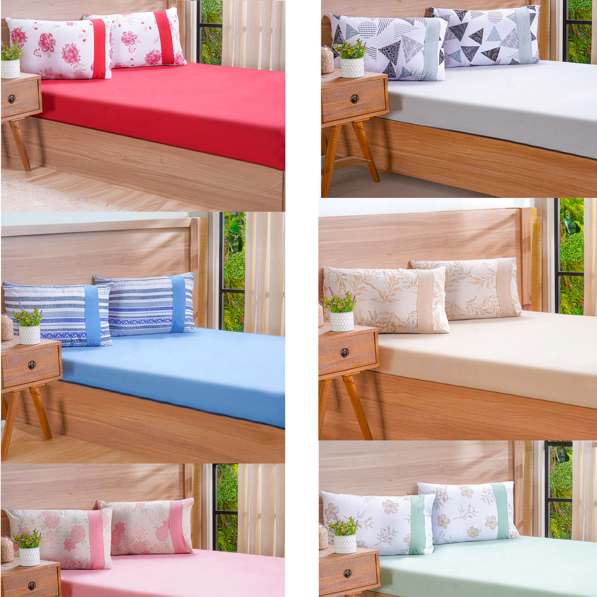 JOGO DE CAMA BELLA CAMA KING 3 PEÇAS - SORTIDO (SC)