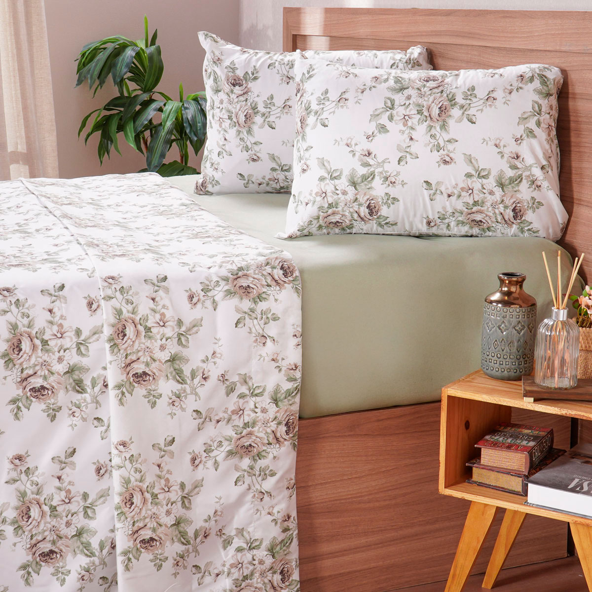 JOGO DE CAMA COTTON TOUCH SOLTEIRO 3 PEÇAS - ELIS (SC)