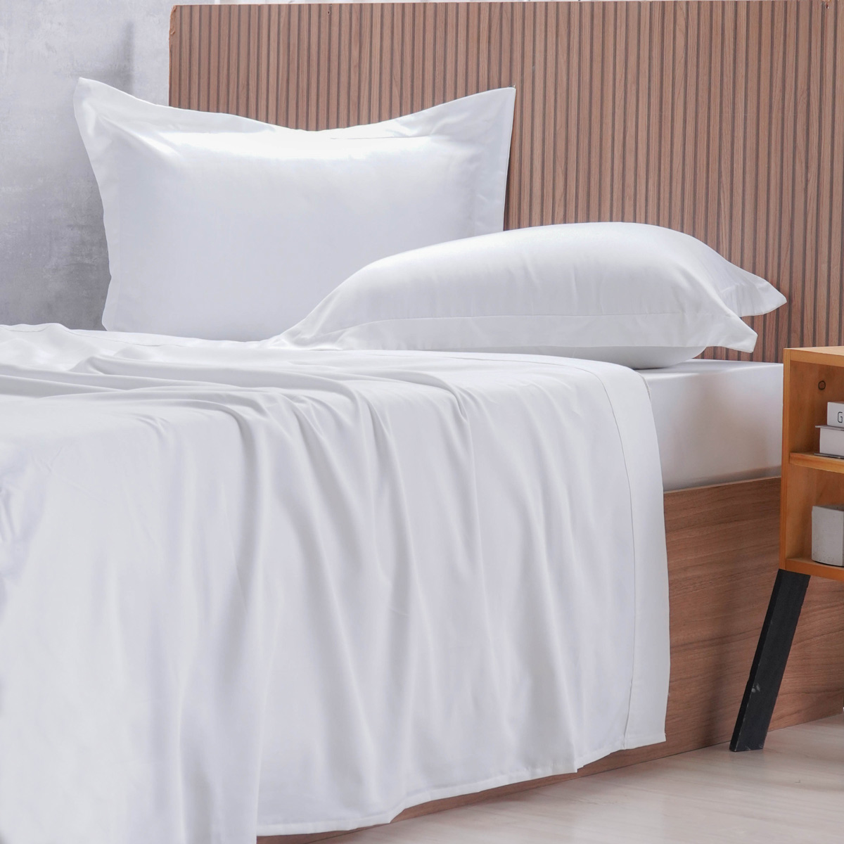 JOGO DE CAMA 1000 FIOS QUEEN - BRANCO (SC)