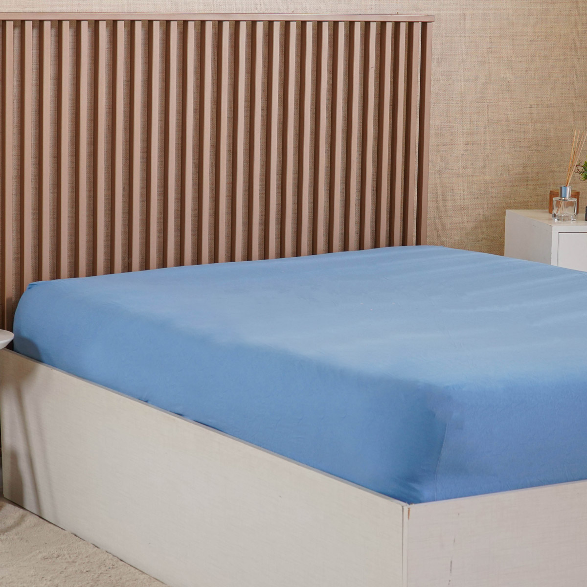 LENCOL AVULSO BELLA CAMA CASAL - AZUL (SC)