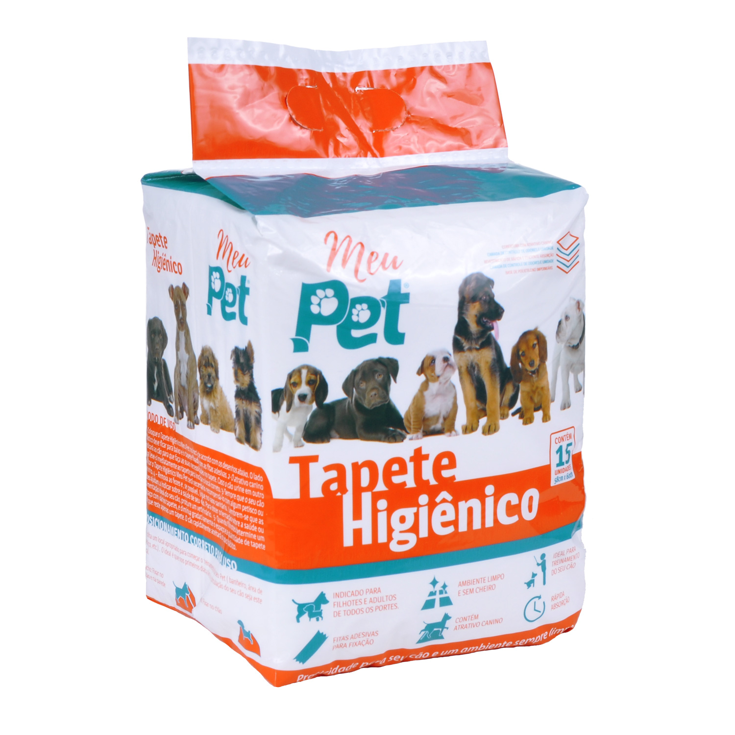 TAPETE HIGIENICO 15 UNIDADE - BRANCO (SC)