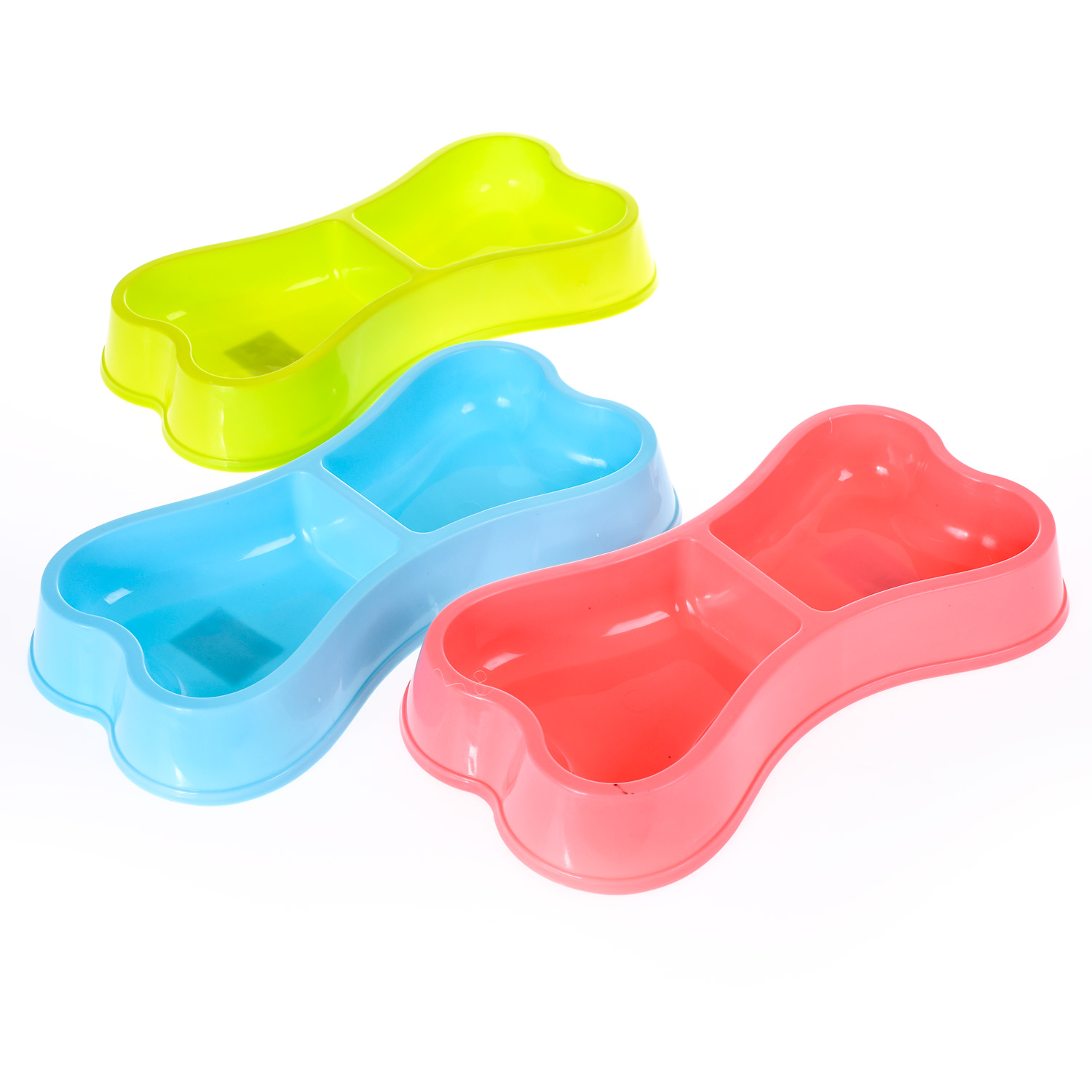 COMEDOURO OSSO DUPLO MEU PET 24CM X 13CM X 3.5CM - SORTIDO (SC)