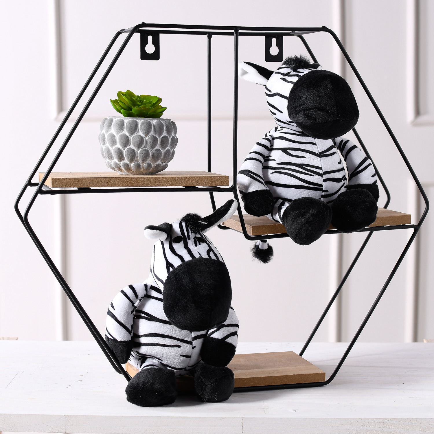 ACESSÓRIO PET ANIMAIS DA FLORESTA 18CM - ZEBRA (SC)