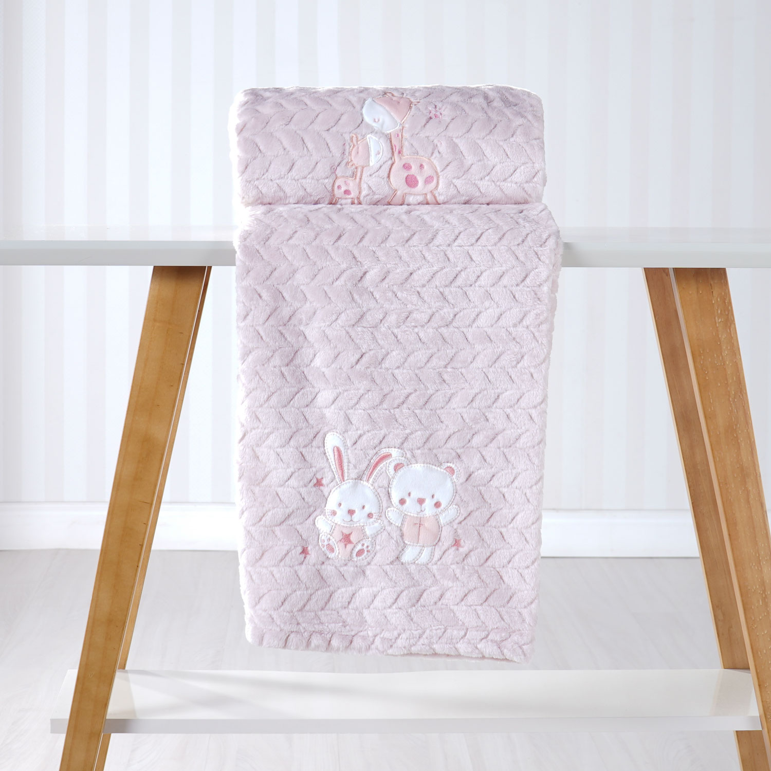 COBERTOR FLUFFY BABY EM CAIXA 1,10m x 90cm - MALVE (SC)