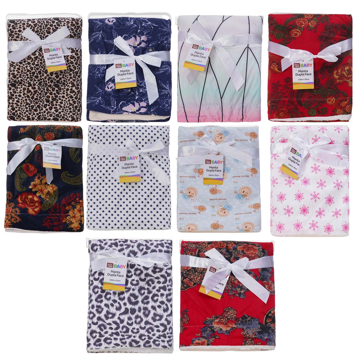 MANTA BABY DUPLA FACE SALDO LD - SORTIDO (SC)