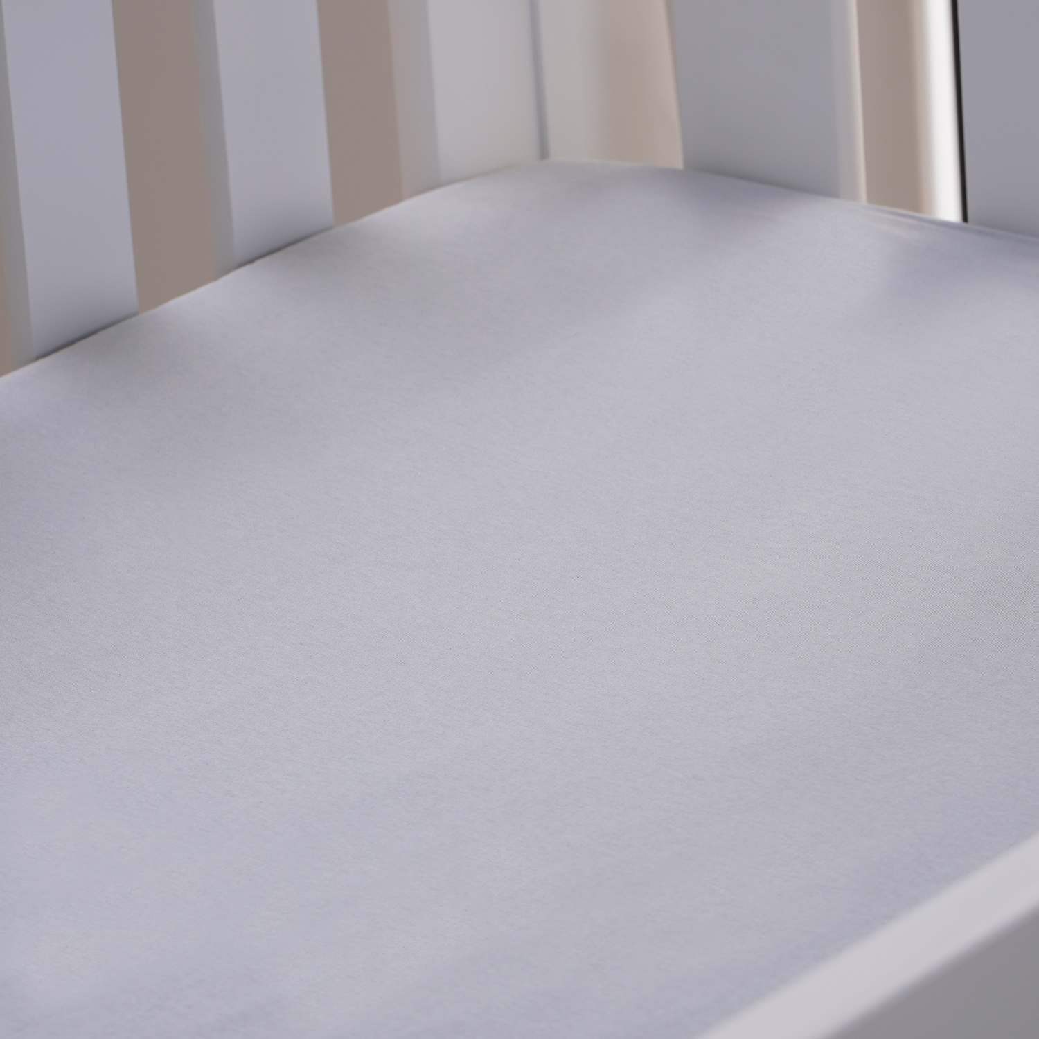 LENCOL DE MALHA BABY 70cm x 1,30m x 15cm - CINZA (SC)