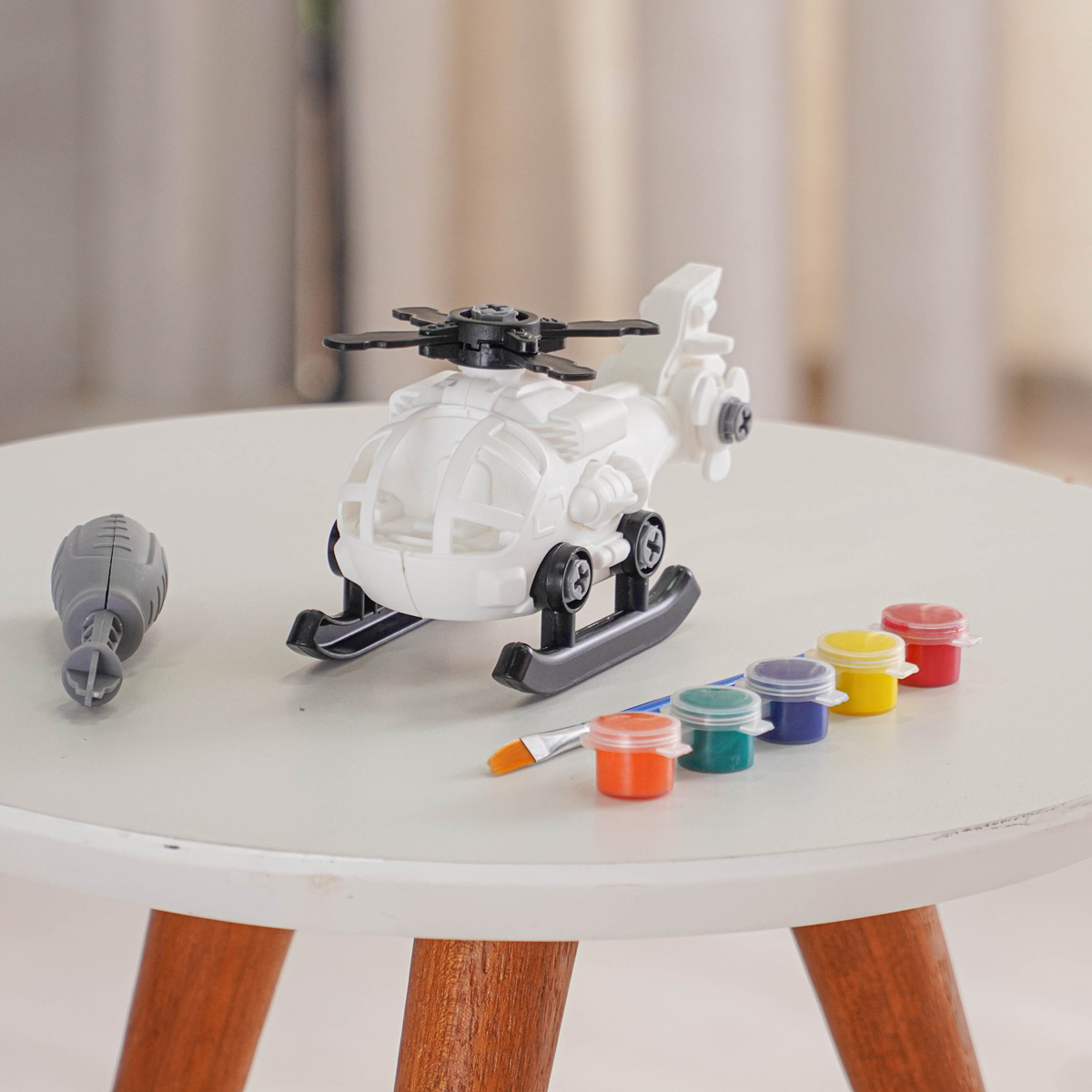 HELICÓPTERO PARA MONTAR E PINT