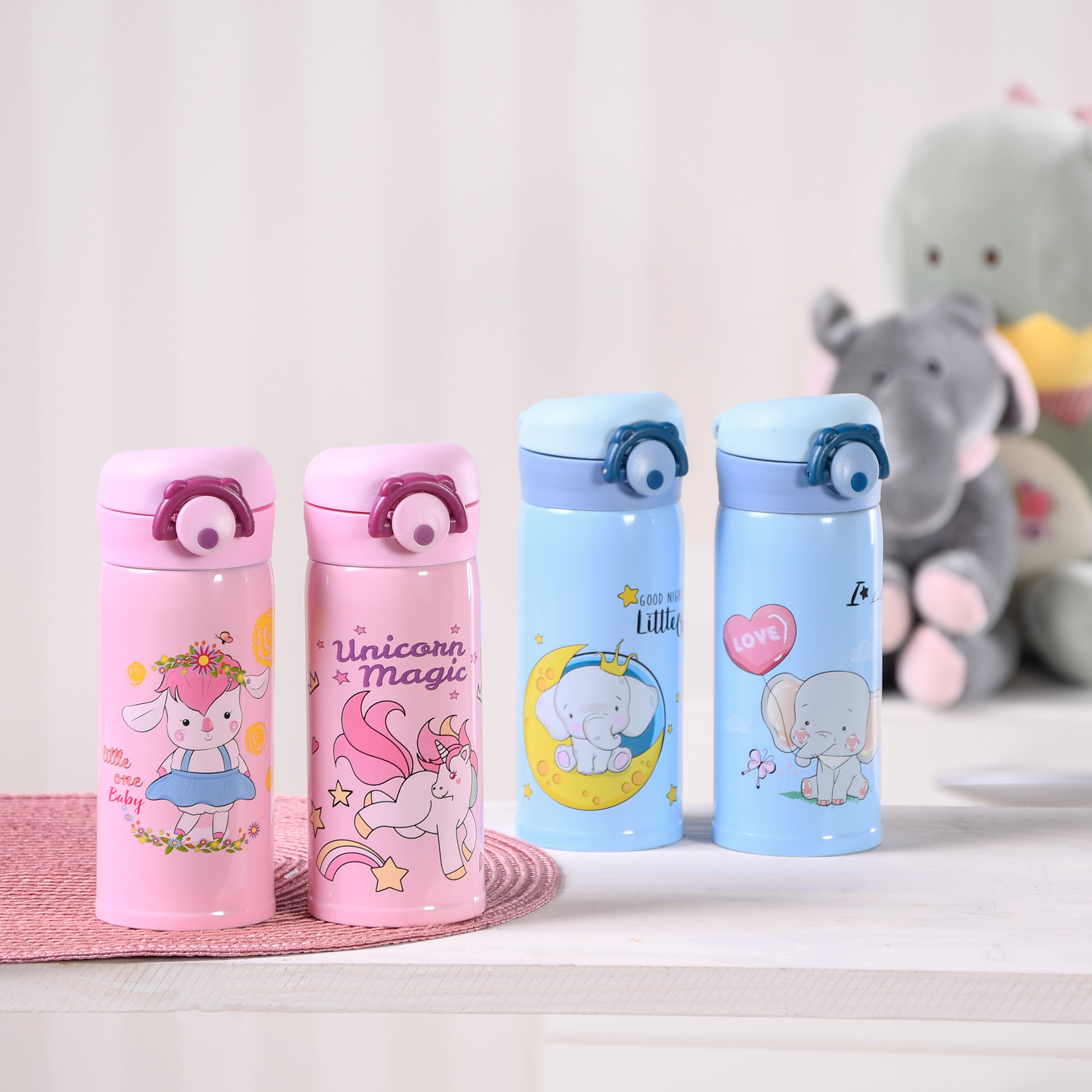 COPO TÉRMICO INFANTIL FUN 350ml - SORTIDO (SC)