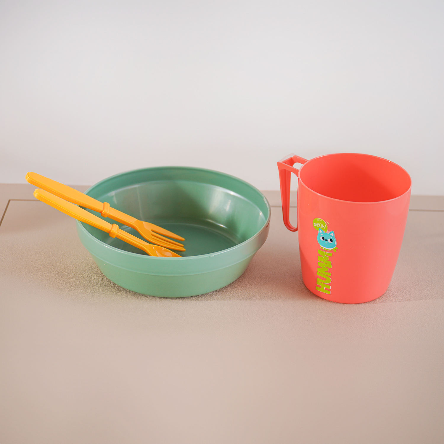 KIT REFEIÇÃO BASIC 4 PEÇAS - SORTIDO (SC)