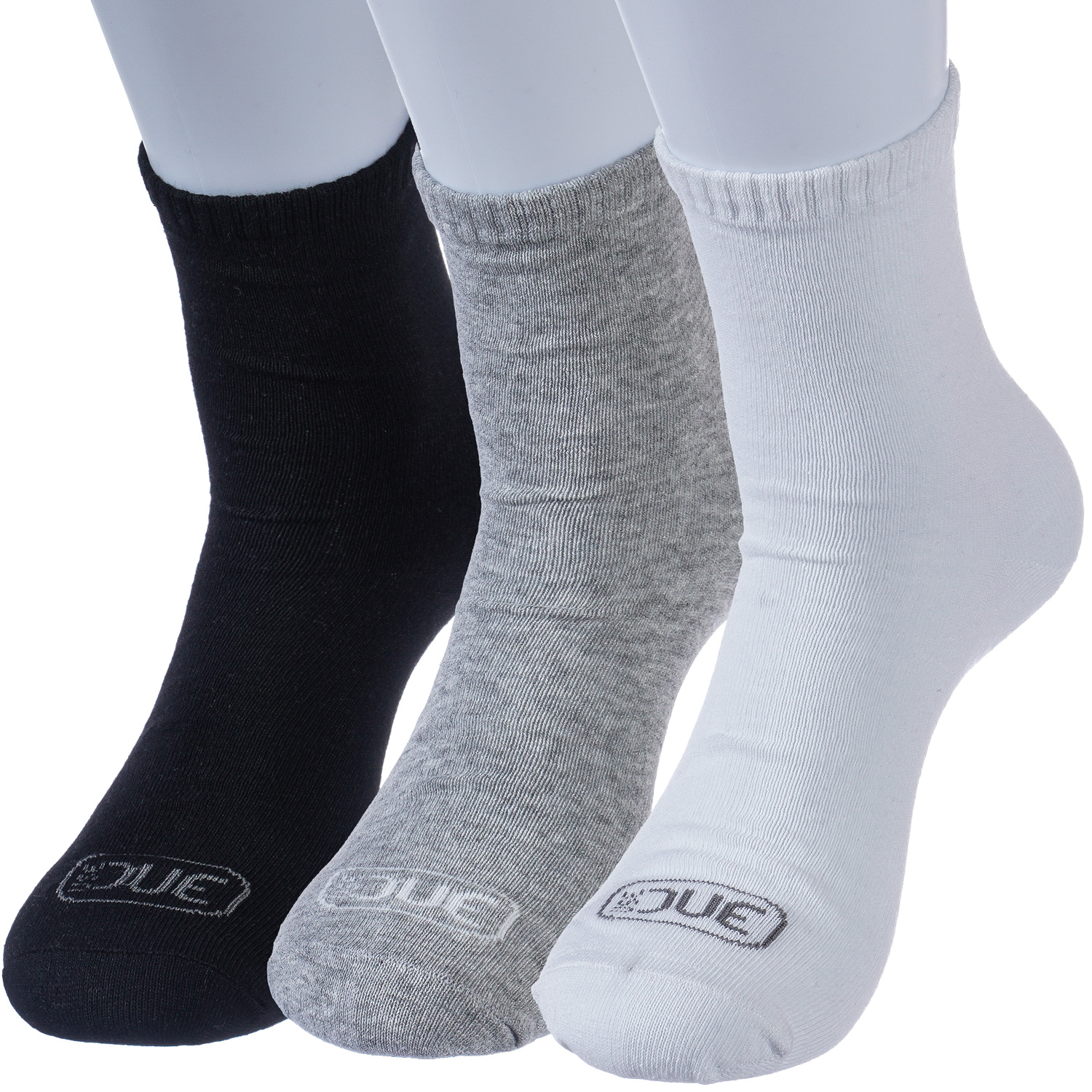 KIT MEIA CANO LONGO USE DUE 39/43 3 PARES - SORTIMENTO MASCULINO (SC)