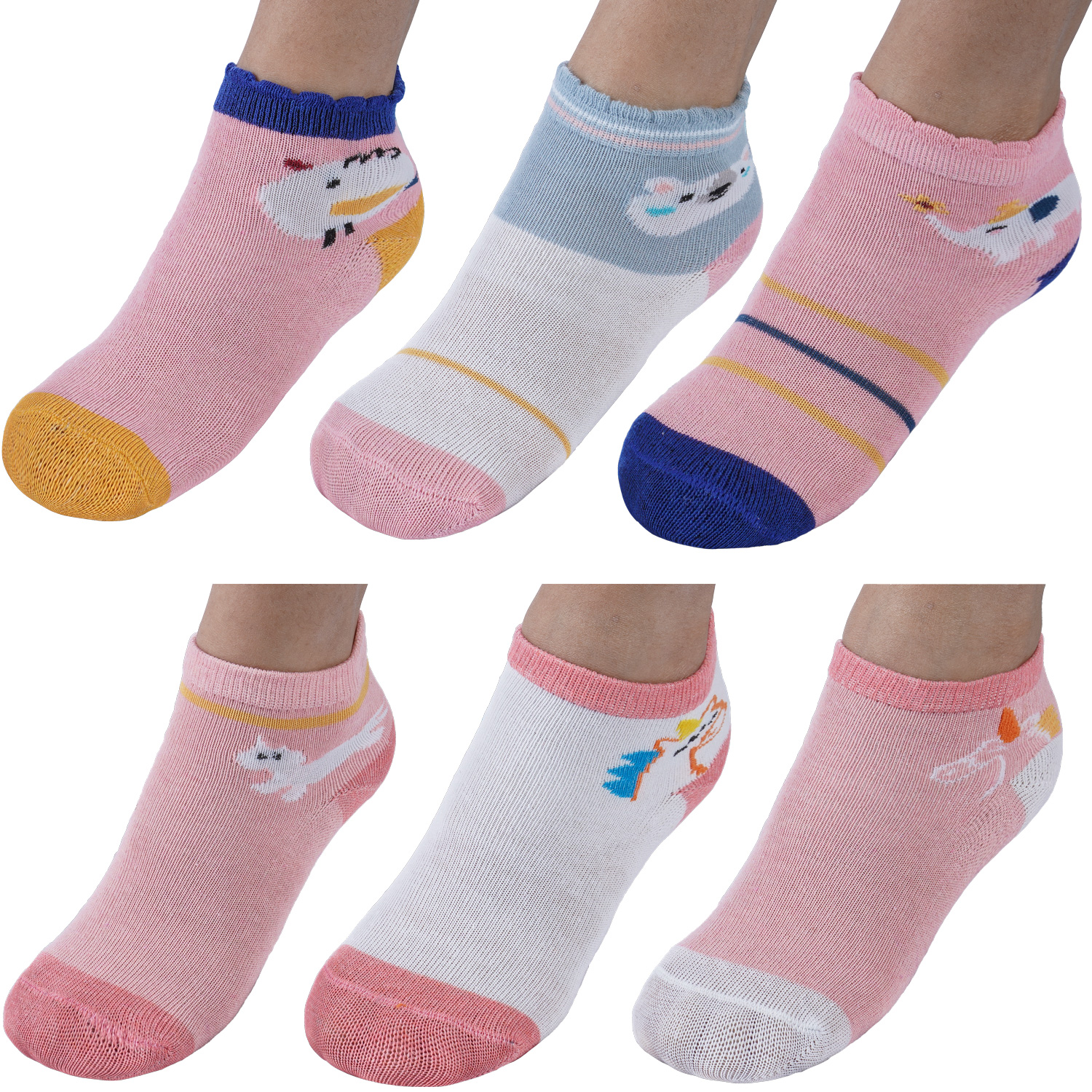KIT MEIA INFANTIL USE DUE 19/22 3 PARES - SORTIMENTO FEMININO (SC)