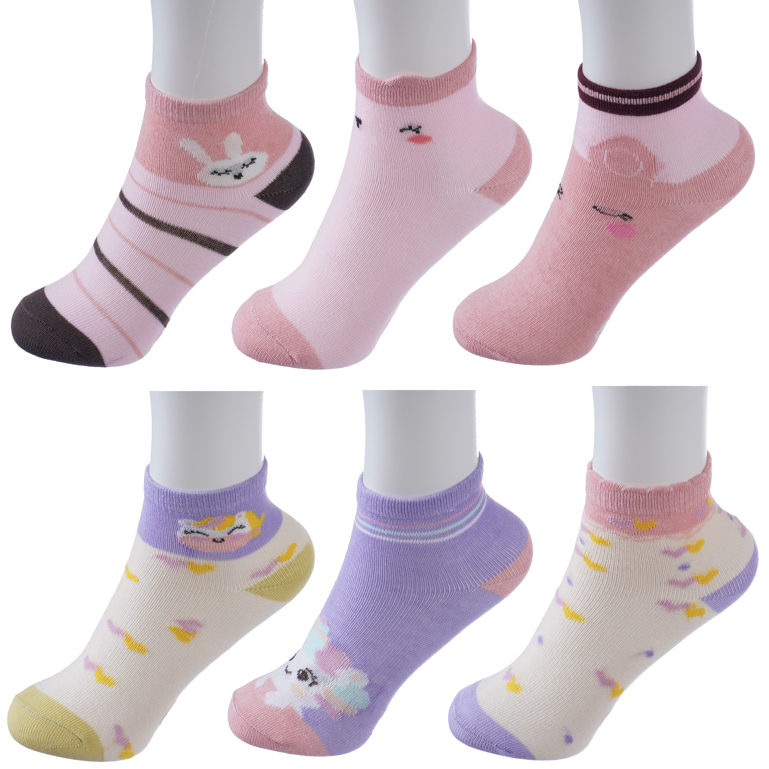 KIT MEIA INFANTIL USE DUE 23/27 3 PARES - SORTIMENTO FEMININO (SC)