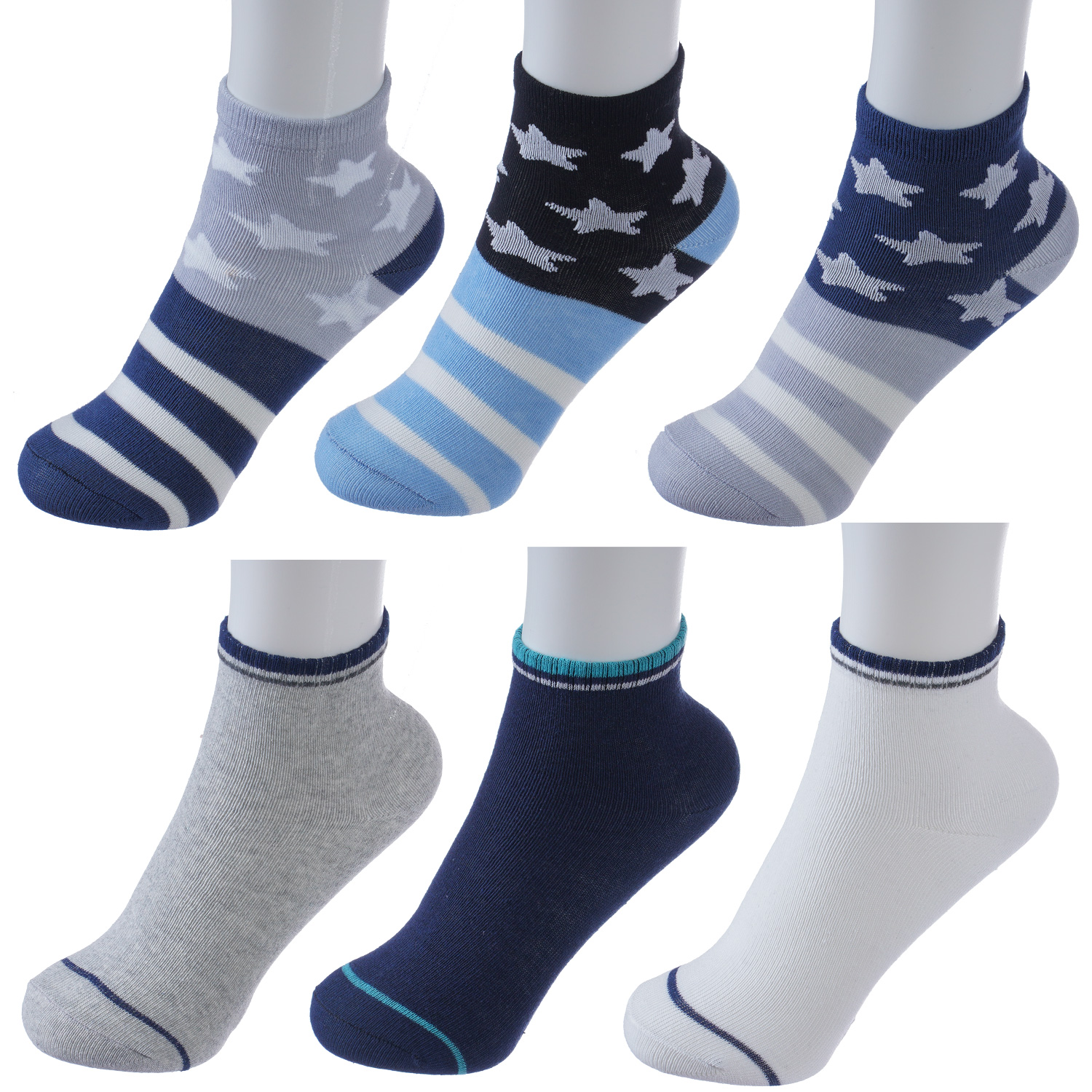 KIT MEIA JUVENIL USE DUE 28/33 3 PARES - SORTIMENTO MASCULINO (SC)