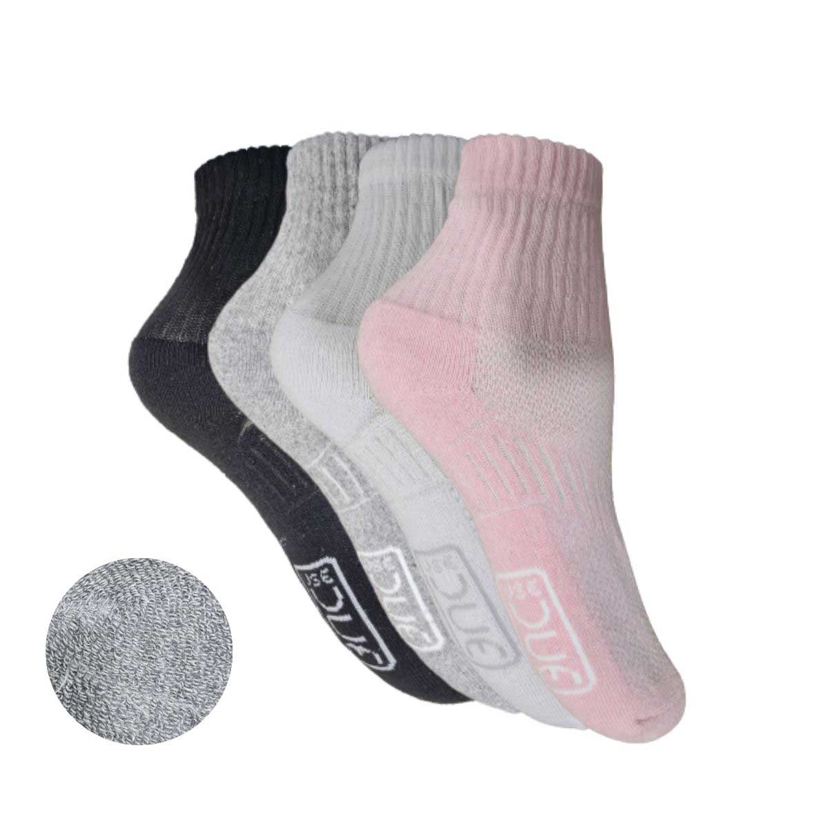 KIT MEIA CANO LONGO COTTON ATOALHADA 34/38 2 PARES - SORTIDO (SC)