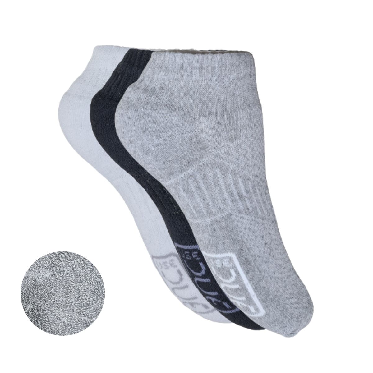 KIT MEIA SOQUETE COTTON ATOALHADA 39/43 2 PARES - SORTIDO (SC)