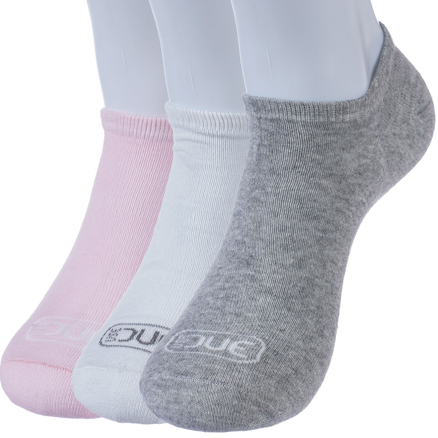 KIT MEIA INVISÍVEL USE DUE 34/38 3 PARES - SORTIMENTO FEMININO (SC)
