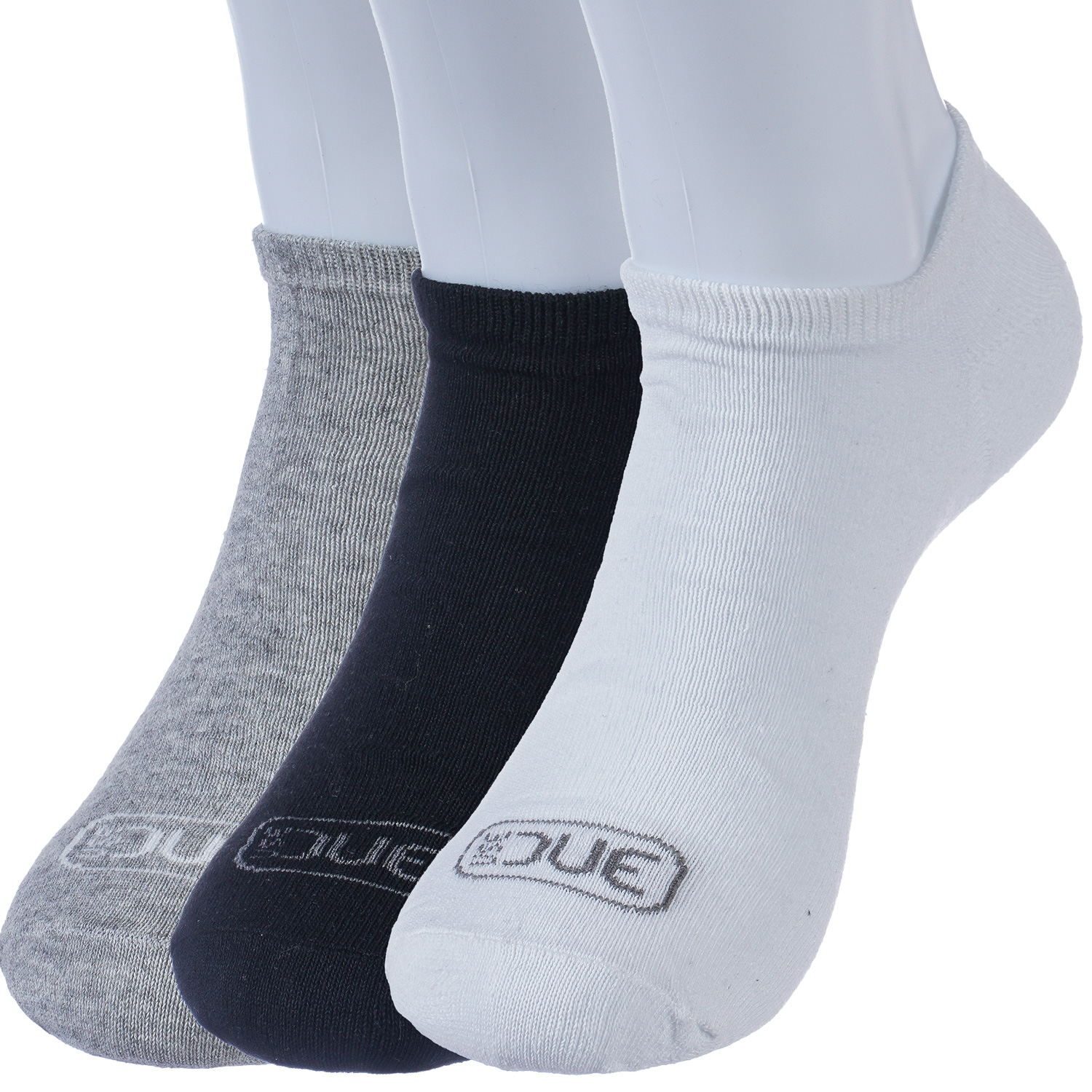 KIT MEIA INVISÍVEL USE DUE 39/43 3 PARES - SORTIMENTO MASCULINO (SC)